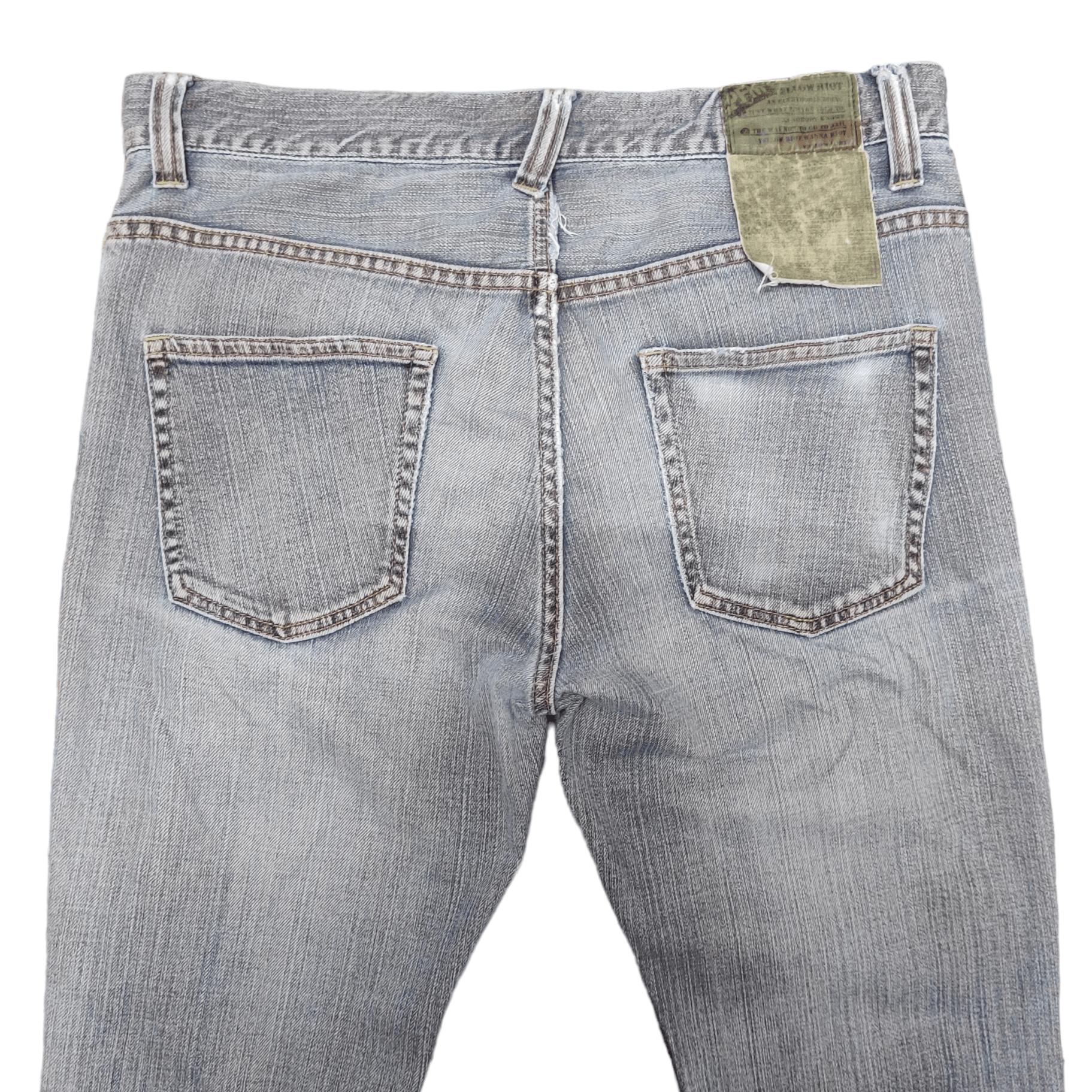 PPFM Flared PPFM Distressed Denim Pant Size US 33 - 11 Thumbnail
