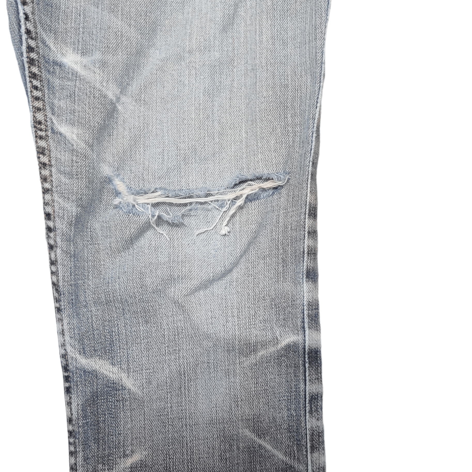 PPFM Flared PPFM Distressed Denim Pant Size US 33 - 4 Thumbnail