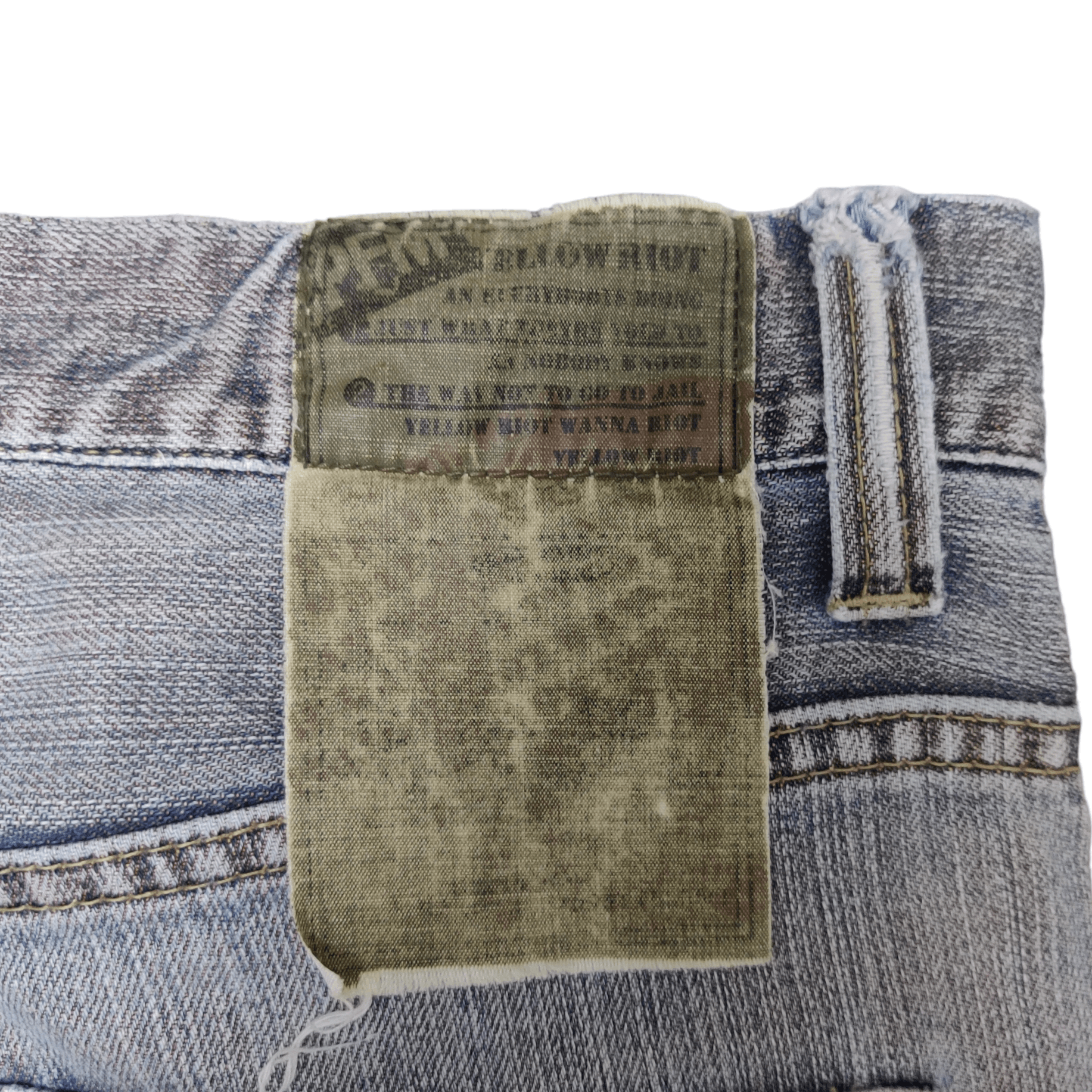 PPFM Flared PPFM Distressed Denim Pant Size US 33 - 13 Thumbnail