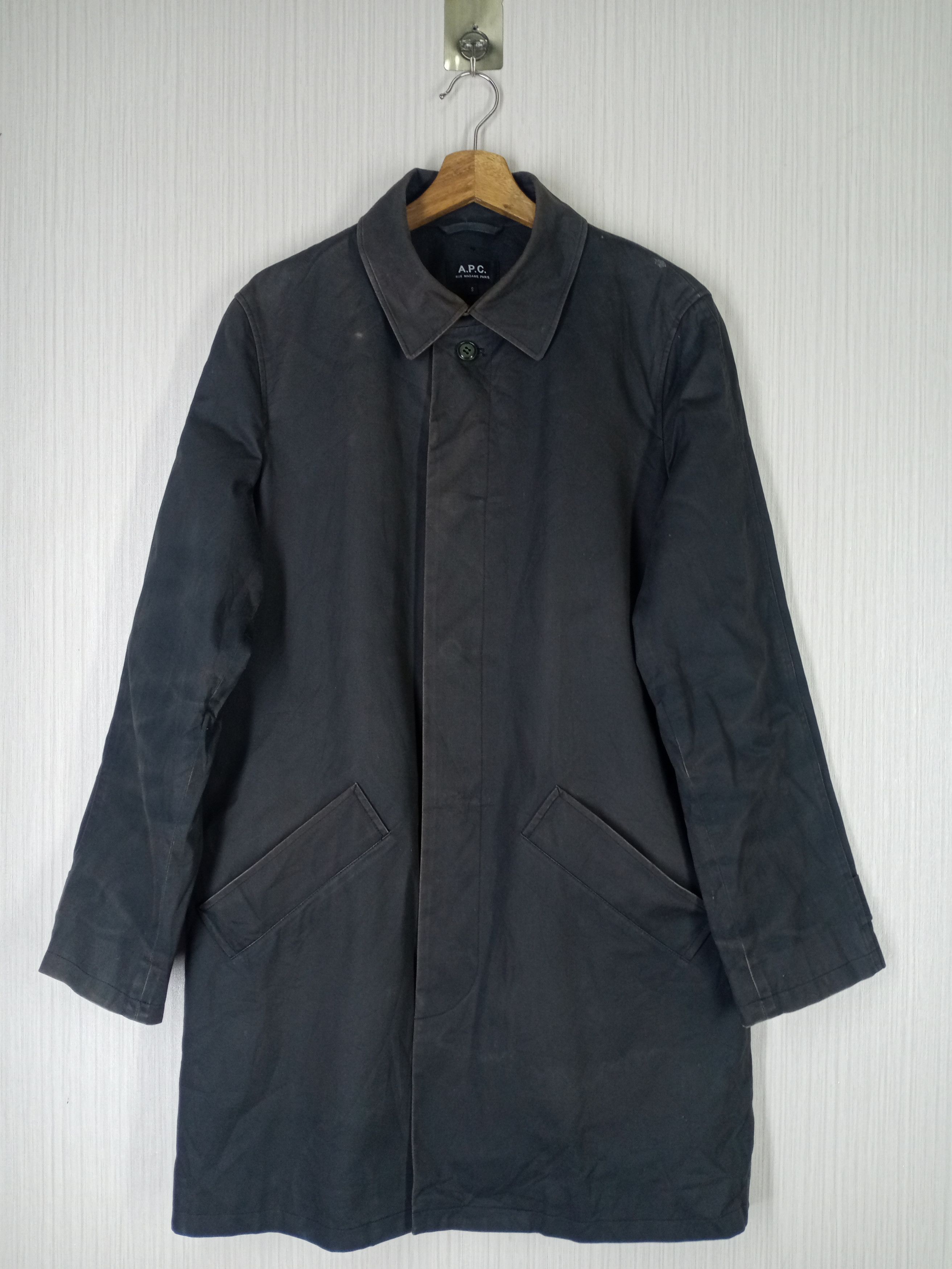 A.P.C. A.P.C. TRENCH COAT JACKET Size US S / EU 44-46 / 1 - 1 Thumbnail