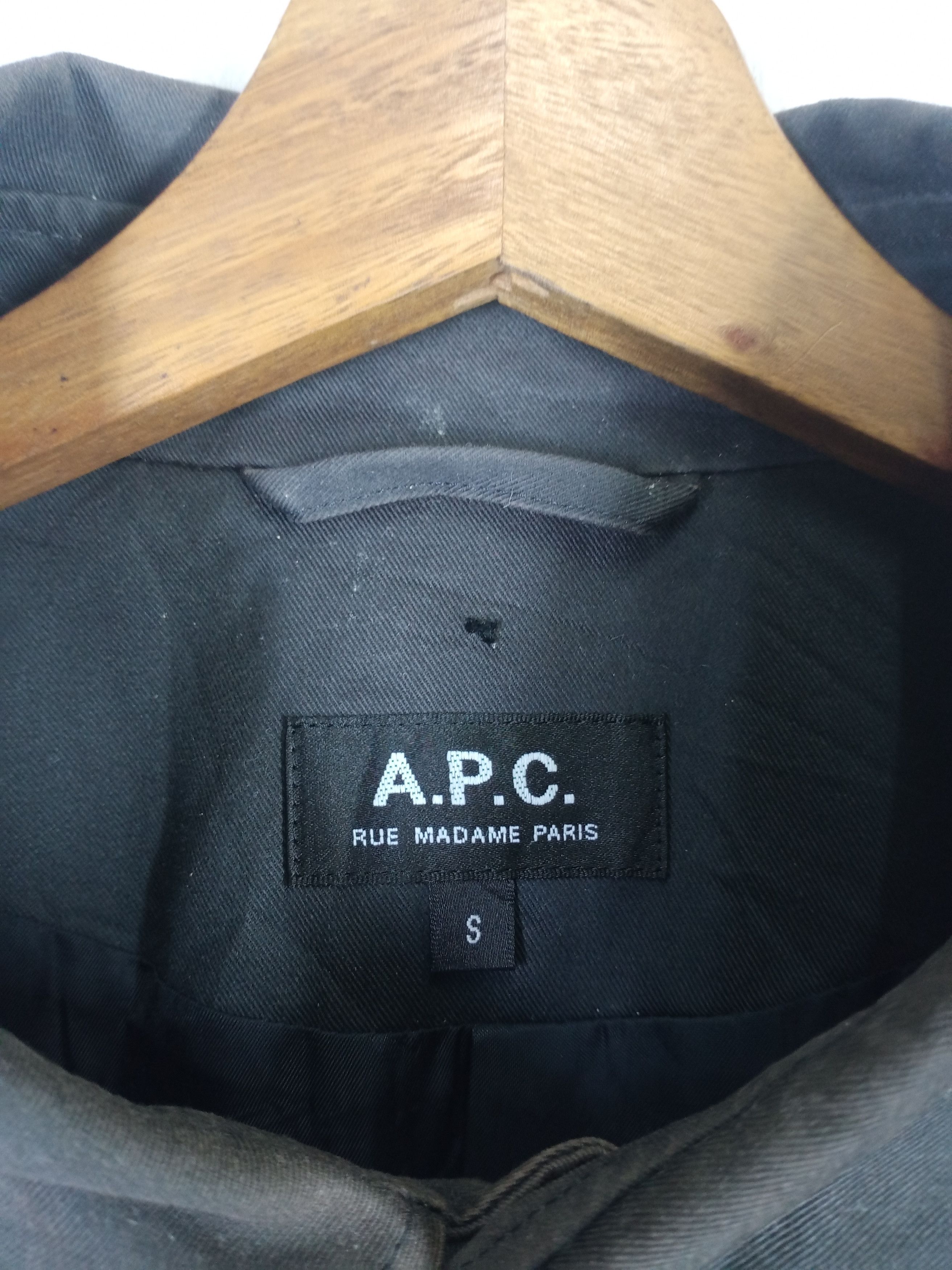 A.P.C. A.P.C. TRENCH COAT JACKET Size US S / EU 44-46 / 1 - 7 Thumbnail