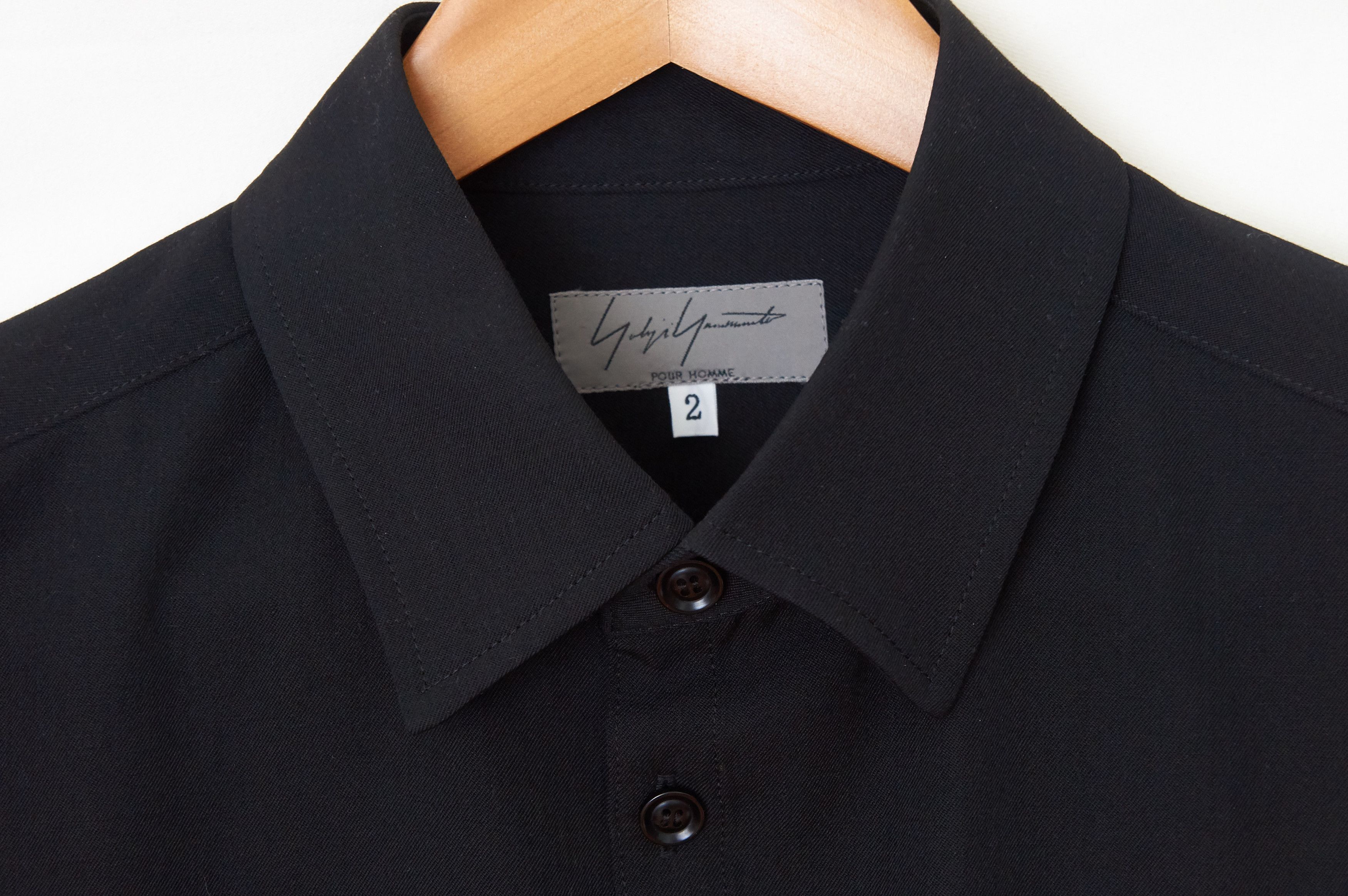 Yohji Yamamoto AW16 sequins wool shirt Size US M / EU 48-50 / 2 - 5 Thumbnail