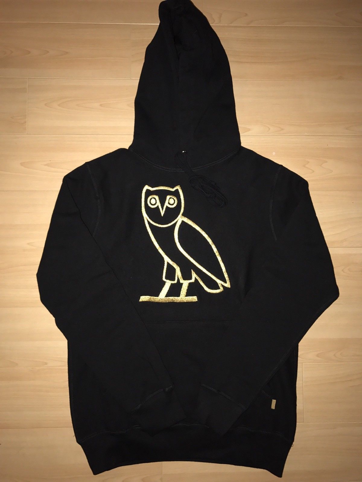 Octobers Very Own Drake OVO OG Owl Hoodie Gold Embroidered Black 2016 ...