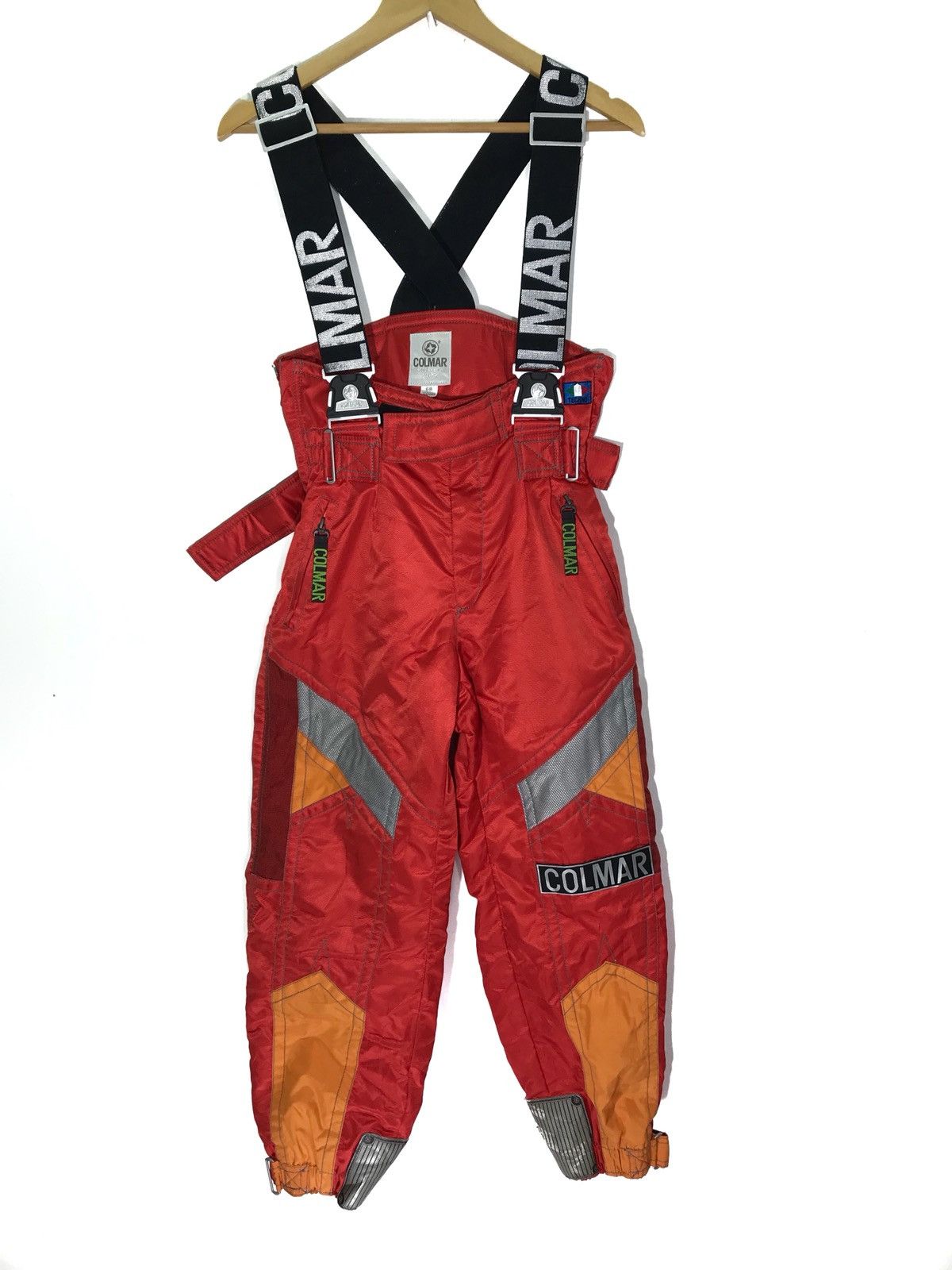 Japanese Brand Vintage Colmar Multicolour Big Logo Overall Ski Pant Size US 28 / EU 44 - 1 Thumbnail