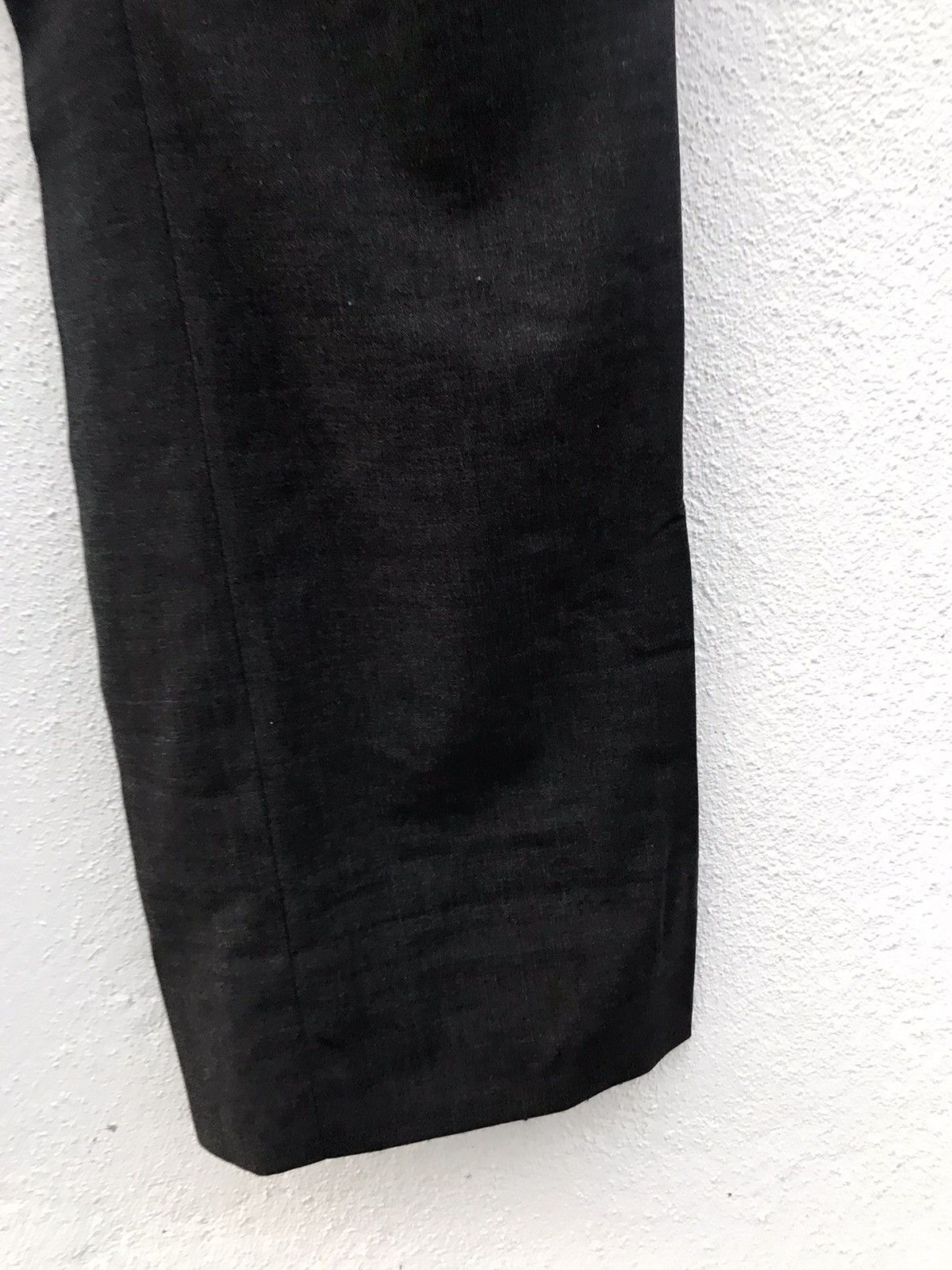 Masaki Matsushima Masaki Matsushima Homme Black Wool trouser Pant Size US 29 - 4 Thumbnail