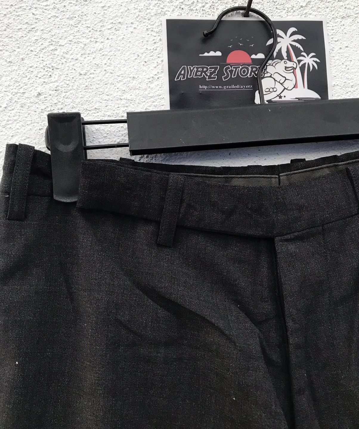 Masaki Matsushima Masaki Matsushima Homme Black Wool trouser Pant Size US 29 - 5 Thumbnail