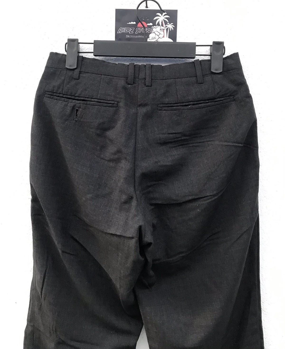 Masaki Matsushima Masaki Matsushima Homme Black Wool trouser Pant Size US 29 - 7 Thumbnail