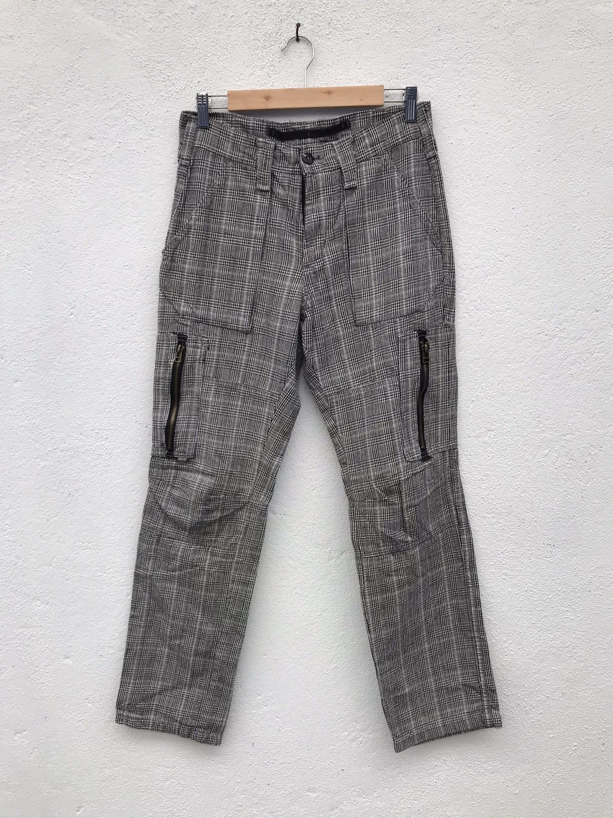 If Six Was Nine × Japanese Brand The Alpha Crouge Checked Side Pocket Pant Size US 30 / EU 46 - 2 Thumbnail
