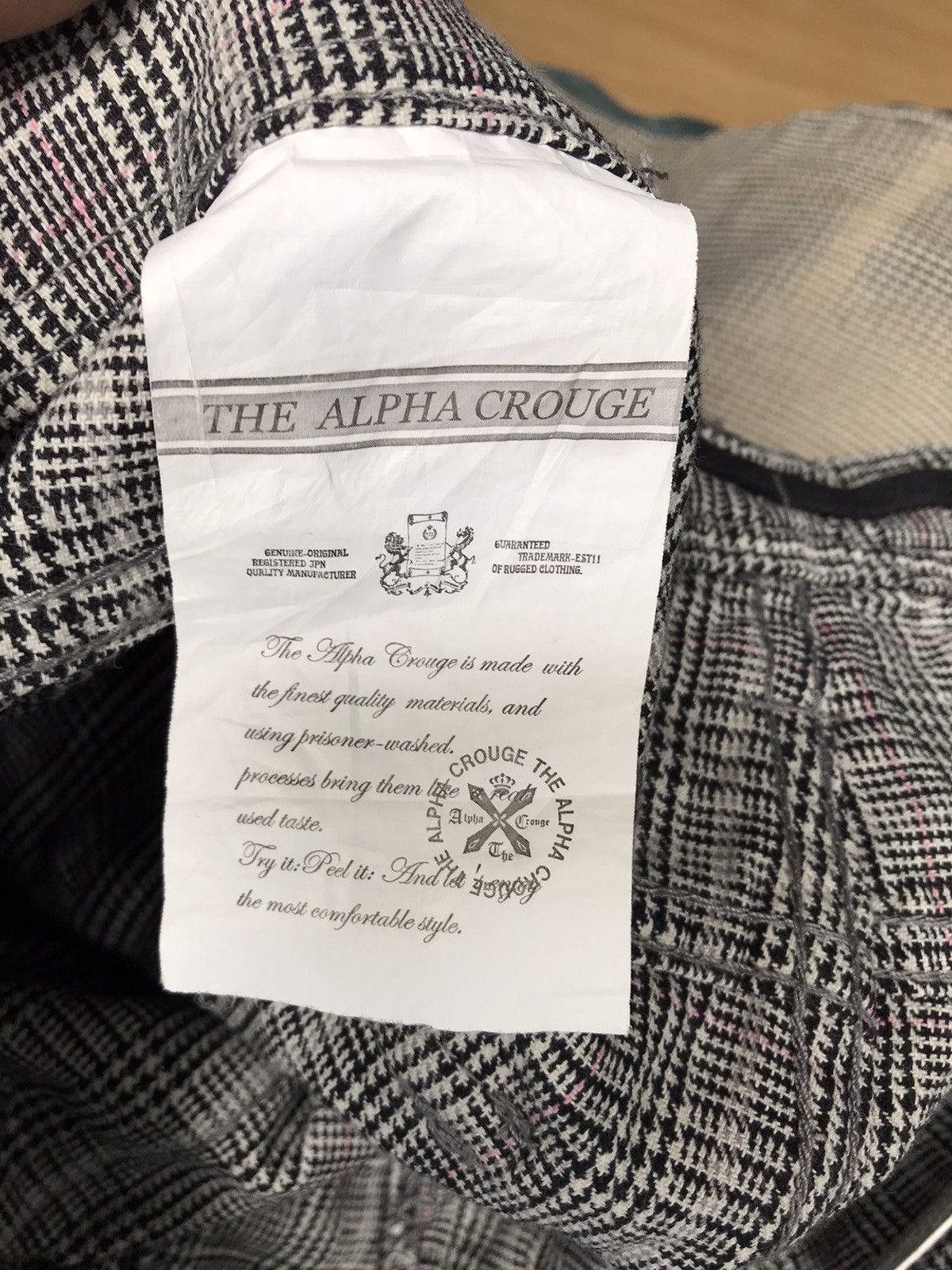 If Six Was Nine × Japanese Brand The Alpha Crouge Checked Side Pocket Pant Size US 30 / EU 46 - 12 Thumbnail