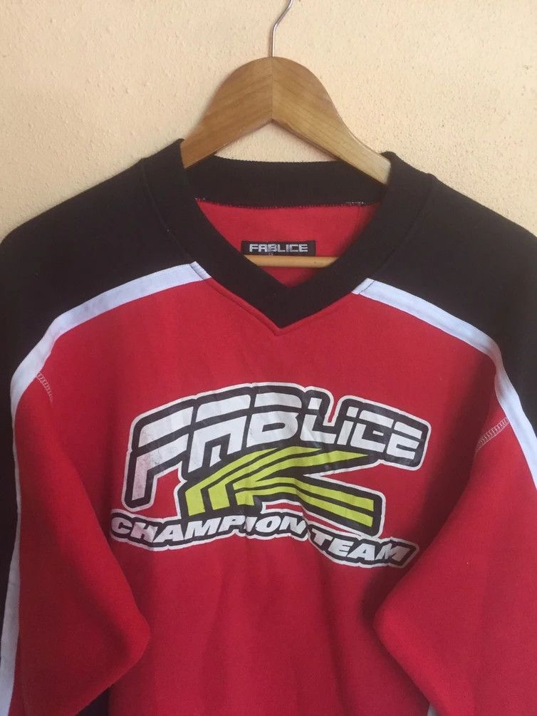 Champion × Vintage VINTAGE FABLICE CHAMPION RACING SPELLOUT PULLOVER Size US L / EU 52-54 / 3 - 5 Thumbnail