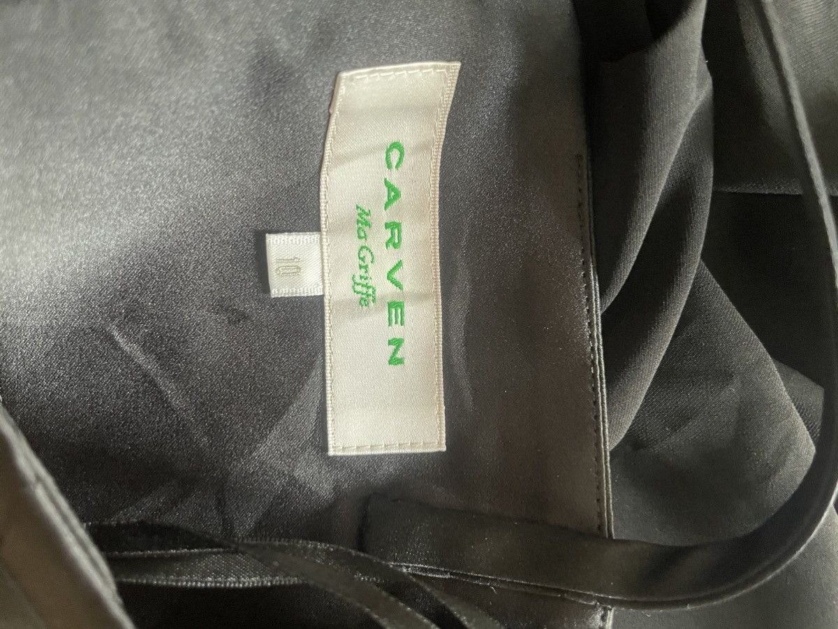 Carven Carven Full Black Dress Size L / US 10 / IT 46 - 3 Thumbnail