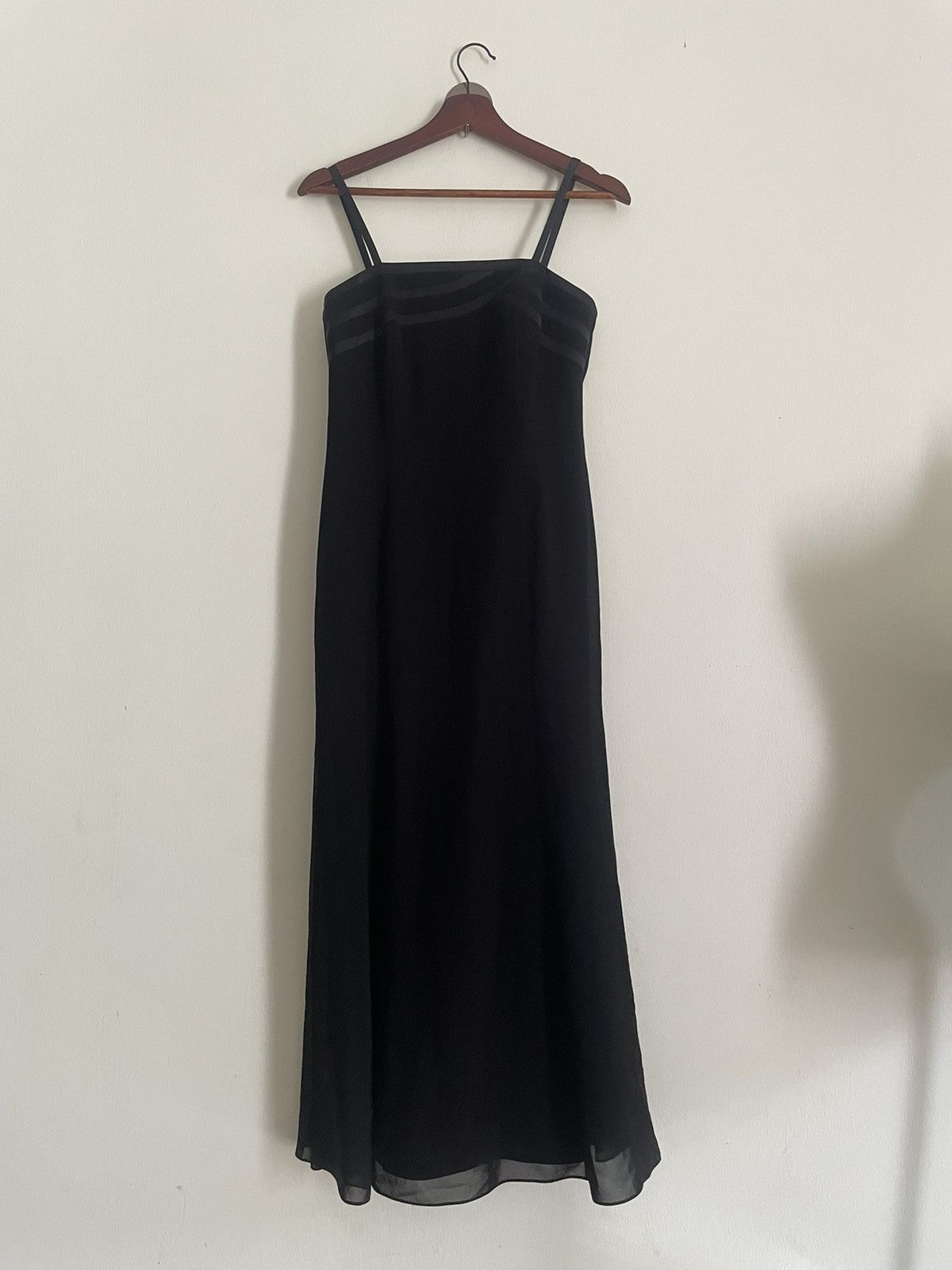 image of Carven Full Black Dress, Women's (Size Large)