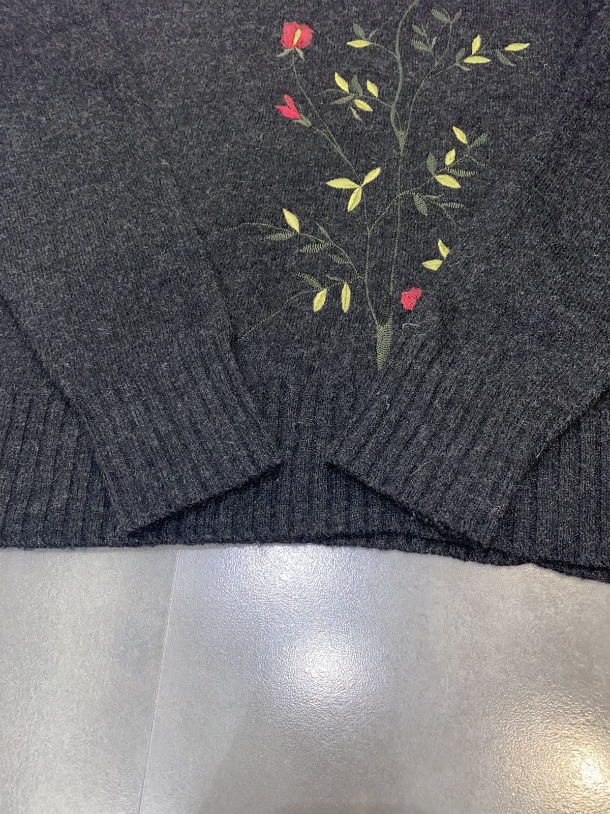 Dolce & Gabbana Dolce & Gabbana Artwork Floral Wool Sweater Size US L / EU 52-54 / 3 - 8 Thumbnail