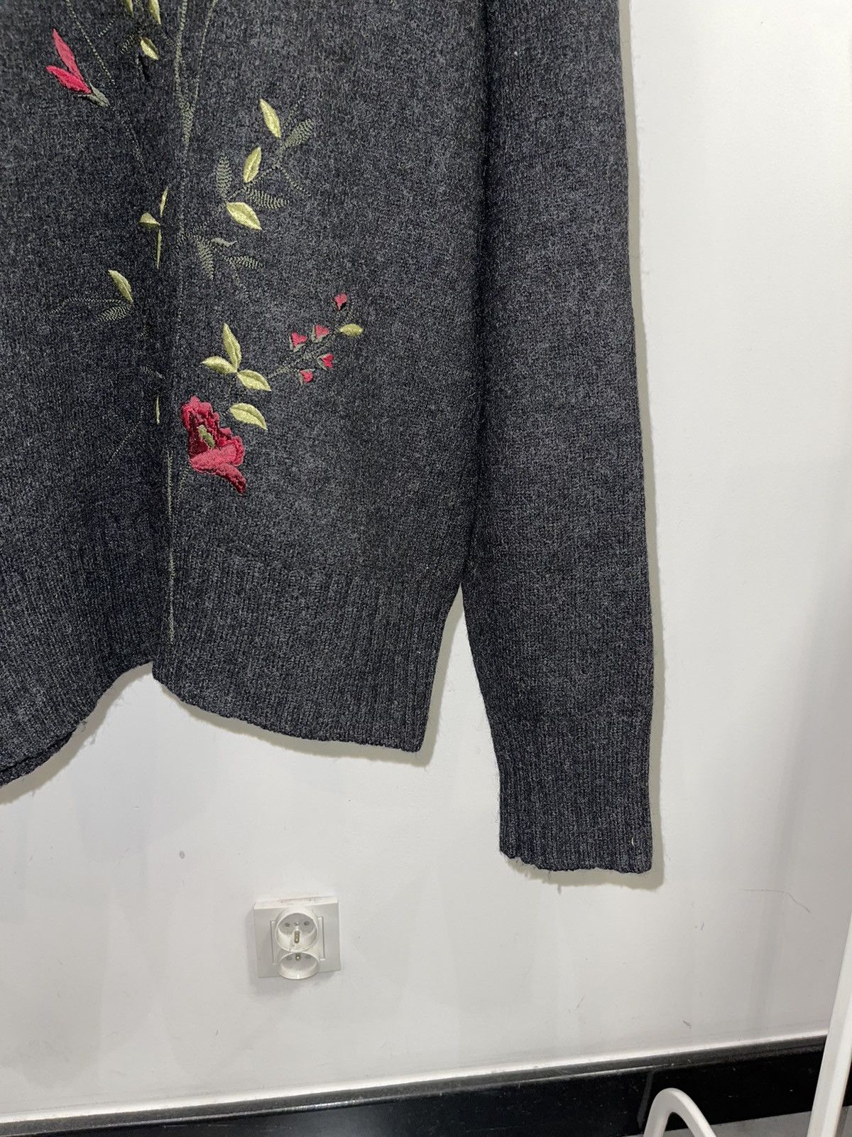 Dolce & Gabbana Dolce & Gabbana Artwork Floral Wool Sweater Size US L / EU 52-54 / 3 - 5 Thumbnail