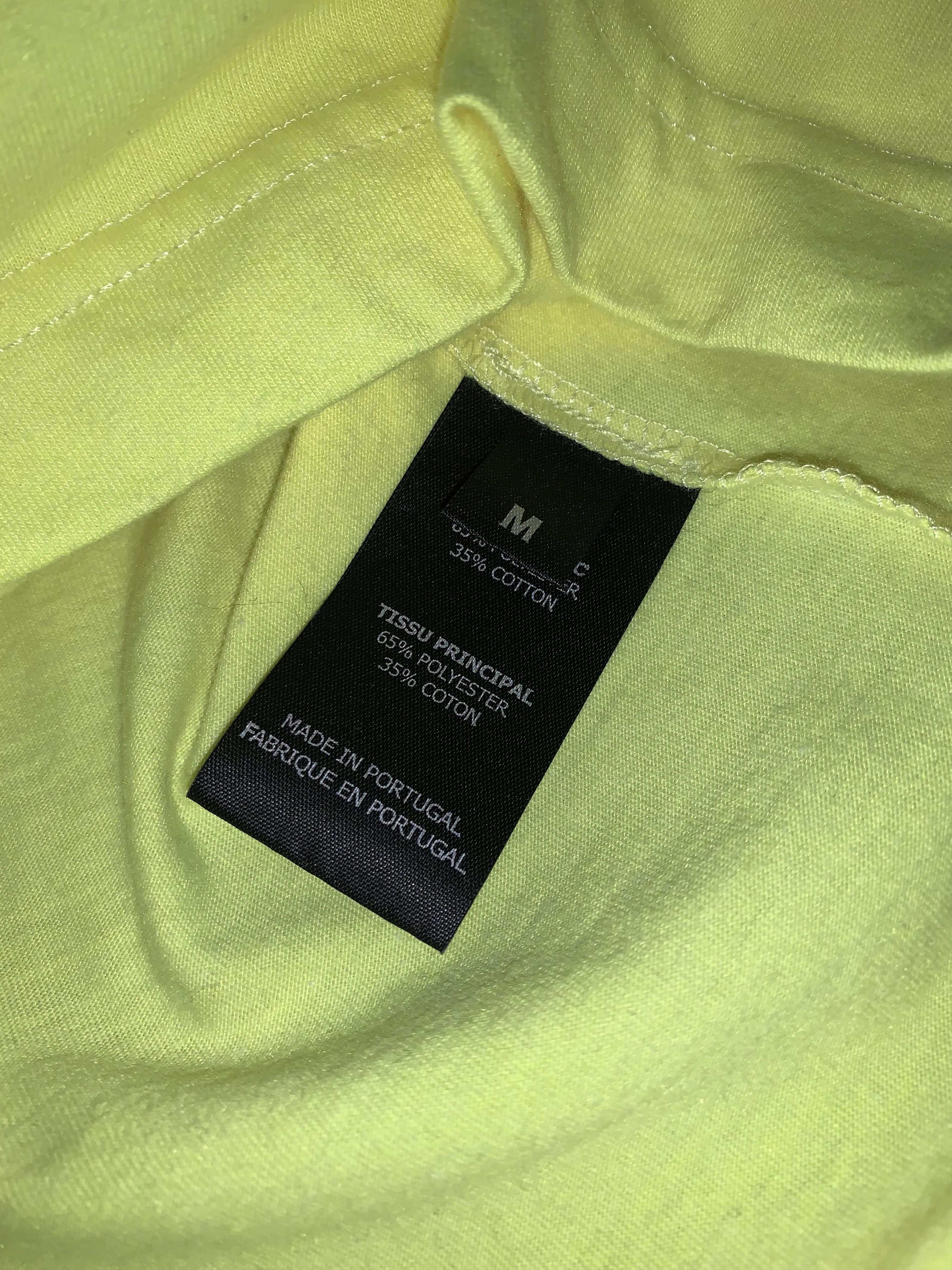 Vetements DSWT! SS20 Vetements Anarchy Logo Fluo Yellow T-Shirt Size US M / EU 48-50 / 2 - 11 Thumbnail