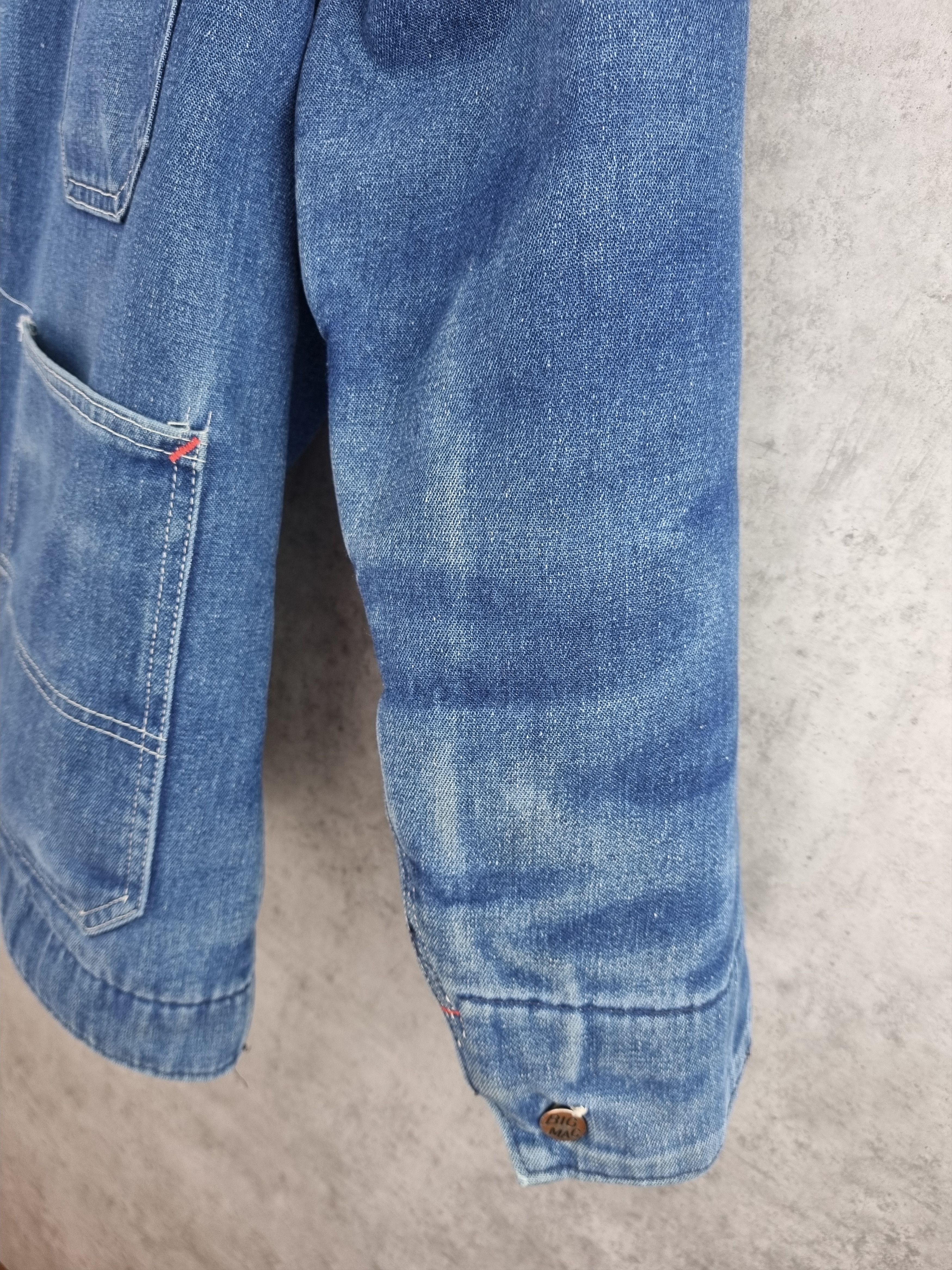Big Mac × Vintage Rare 70s BIG MAC Denim Jacket Corduroy neck Worker Coat Size US L / EU 52-54 / 3 - 18 Thumbnail