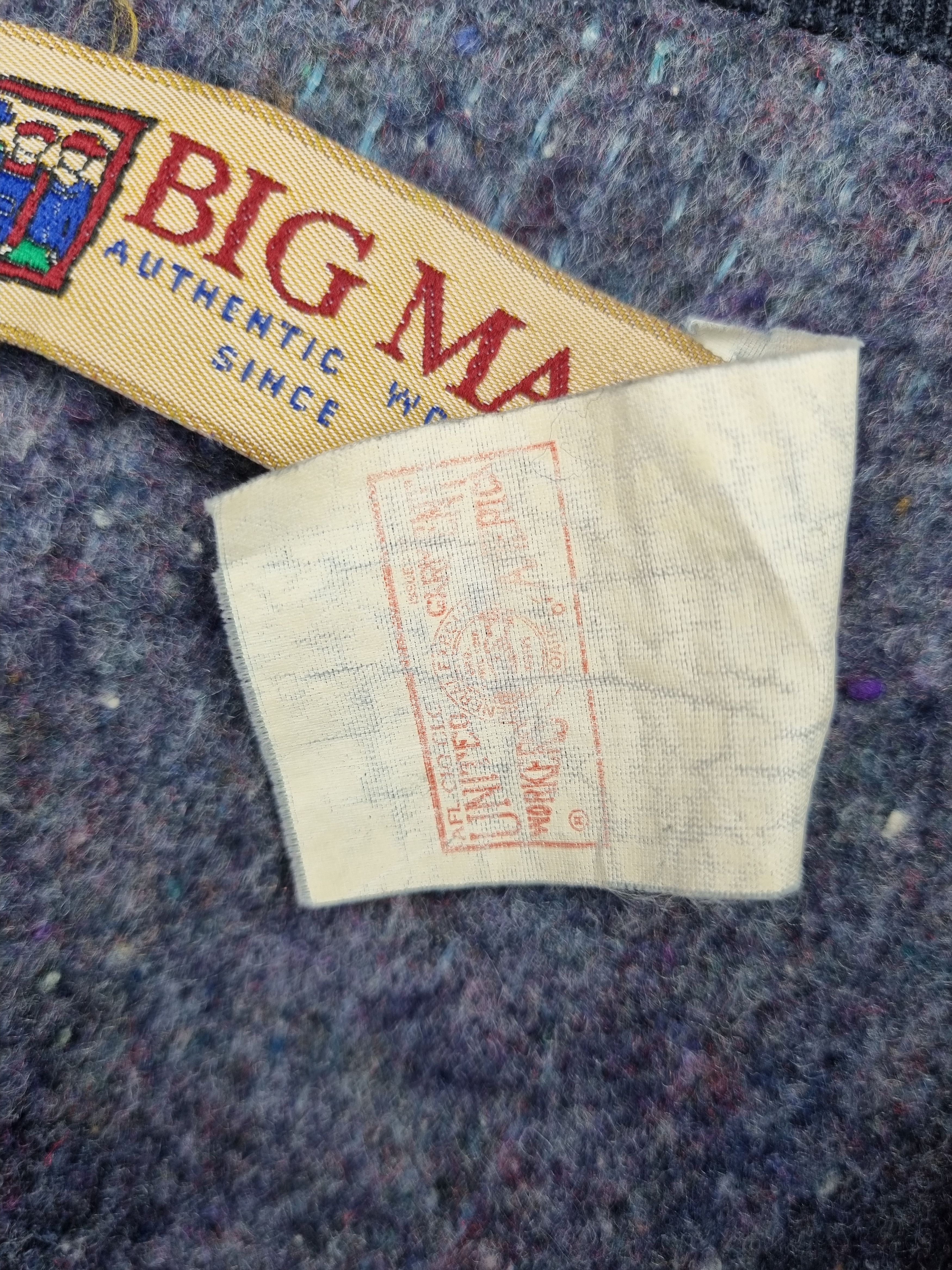 Big Mac × Vintage Rare 70s BIG MAC Denim Jacket Corduroy neck Worker Coat Size US L / EU 52-54 / 3 - 10 Thumbnail