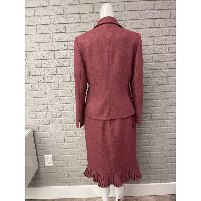 Pleated Skirt Suit 83008-Pink main image 1