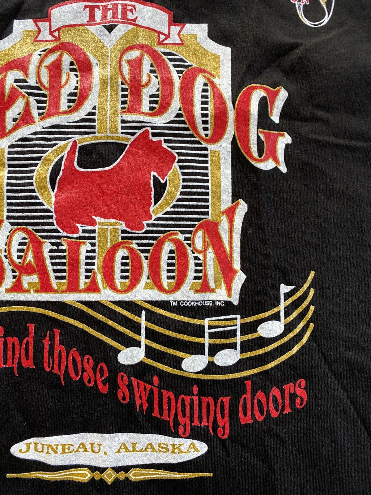 Hanes Vintage 90’s Red Dog Saloon Alaska Tee Size US XL / EU 56 / 4 - 6 Thumbnail