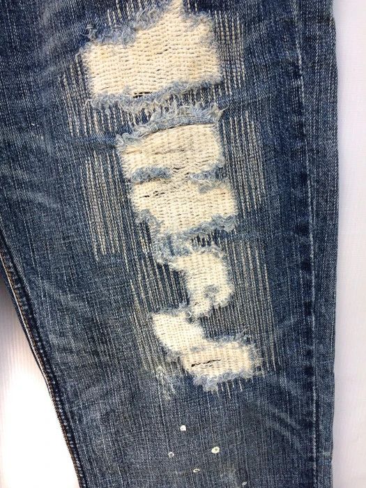 Japanese Brand Japanese Designer Brand Rush Hour Distressed Denim Pant Size US 32 / EU 48 - 6 Thumbnail
