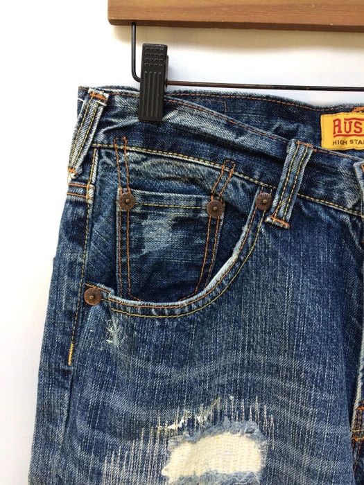 Japanese Brand Japanese Designer Brand Rush Hour Distressed Denim Pant Size US 32 / EU 48 - 4 Thumbnail