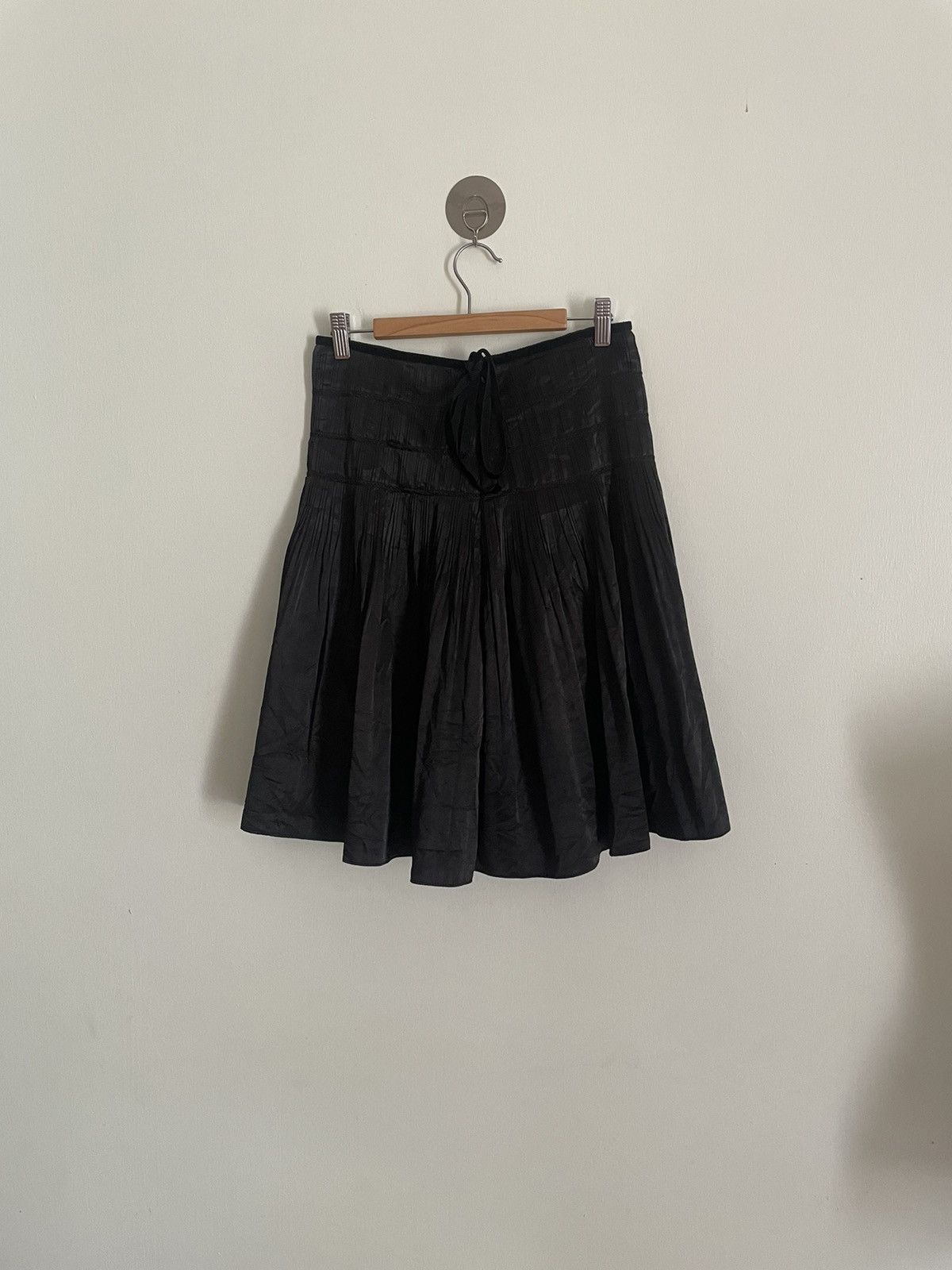 image of Adolfo Dominguez A-Line Skirt in Black, Women's (Size 27)