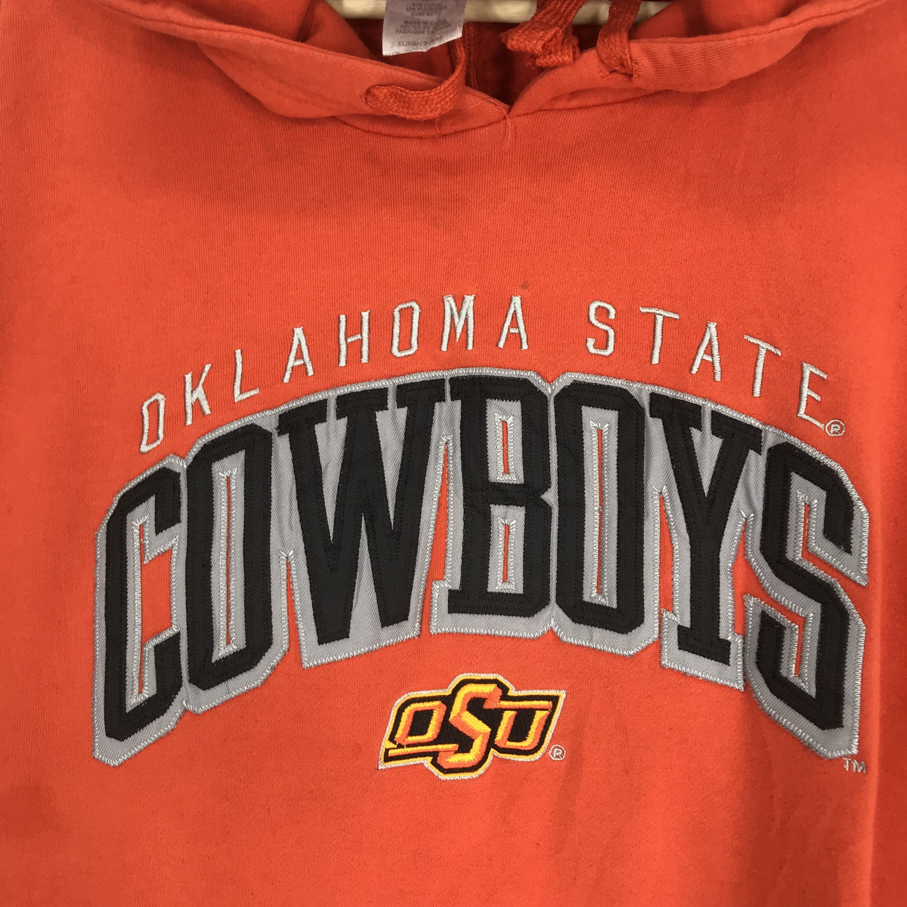 Vintage Vintage Oklahoma State Cowboys University Big Logo Hoodie Size US L / EU 52-54 / 3 - 5 Thumbnail