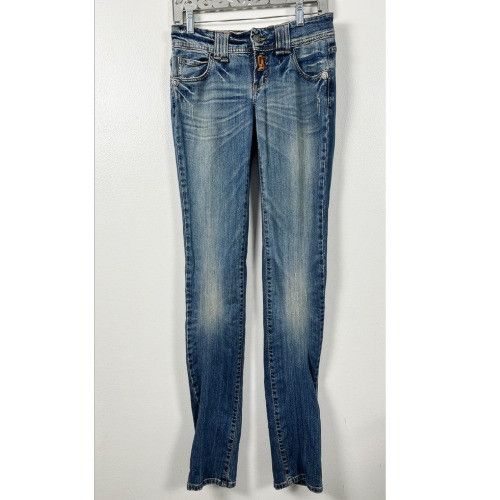 John Galliano AUTH JOHN GALLIANO TWISTED LEG STACKED SKINNY JEANS Grailed