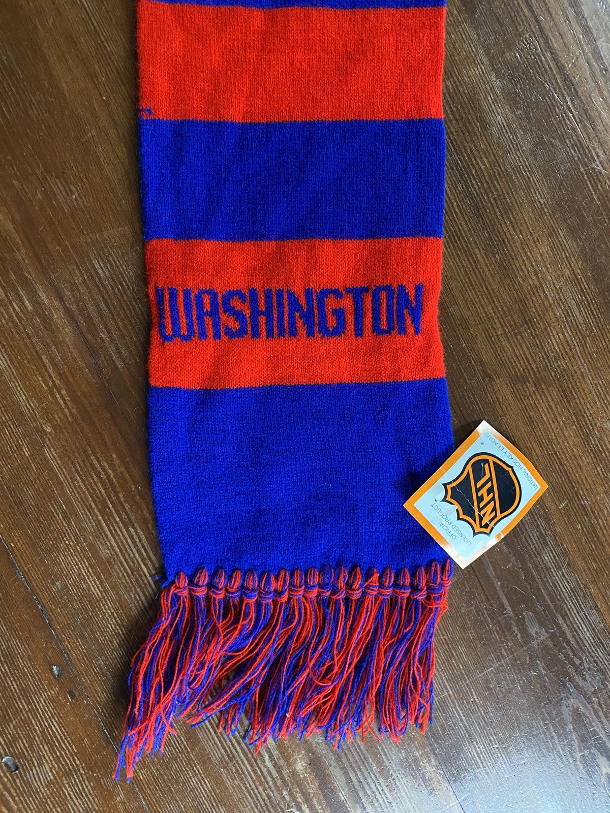 NHL Vintage 80’s NWT Washington Capitals NHL Scarf Size ONE SIZE - 5 Thumbnail