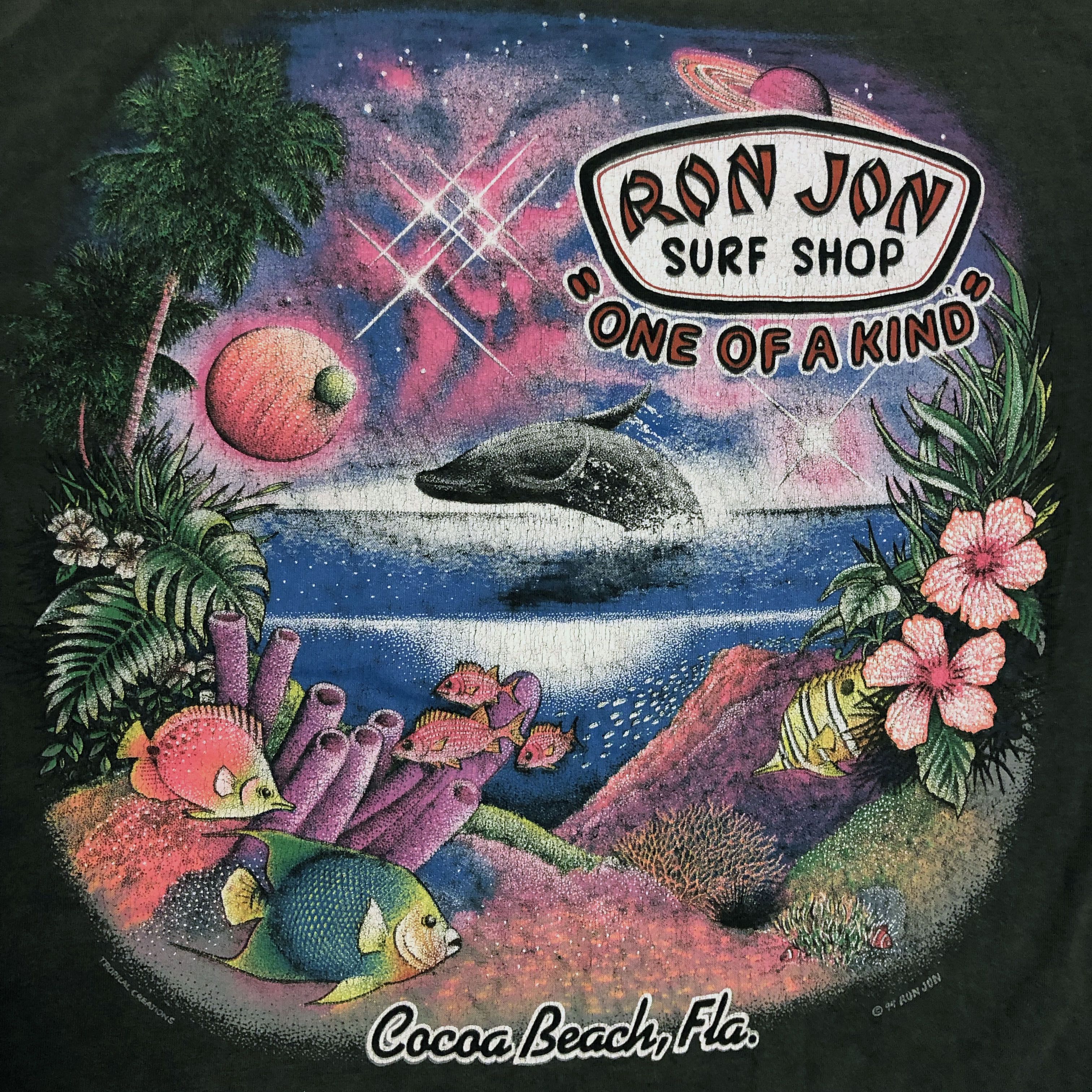 Ron Jon Surf Shop × Vintage 90s Ron Jon Vintage Surf Shirt Quiksilver Billabong Size US L / EU 52-54 / 3 - 3 Thumbnail