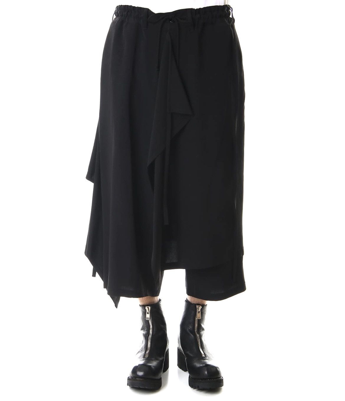 image of Groundy x Yohji Yamamoto Ss20 Pants Skirt Two Ways Wearing Great in Black, Men's (Size 32)