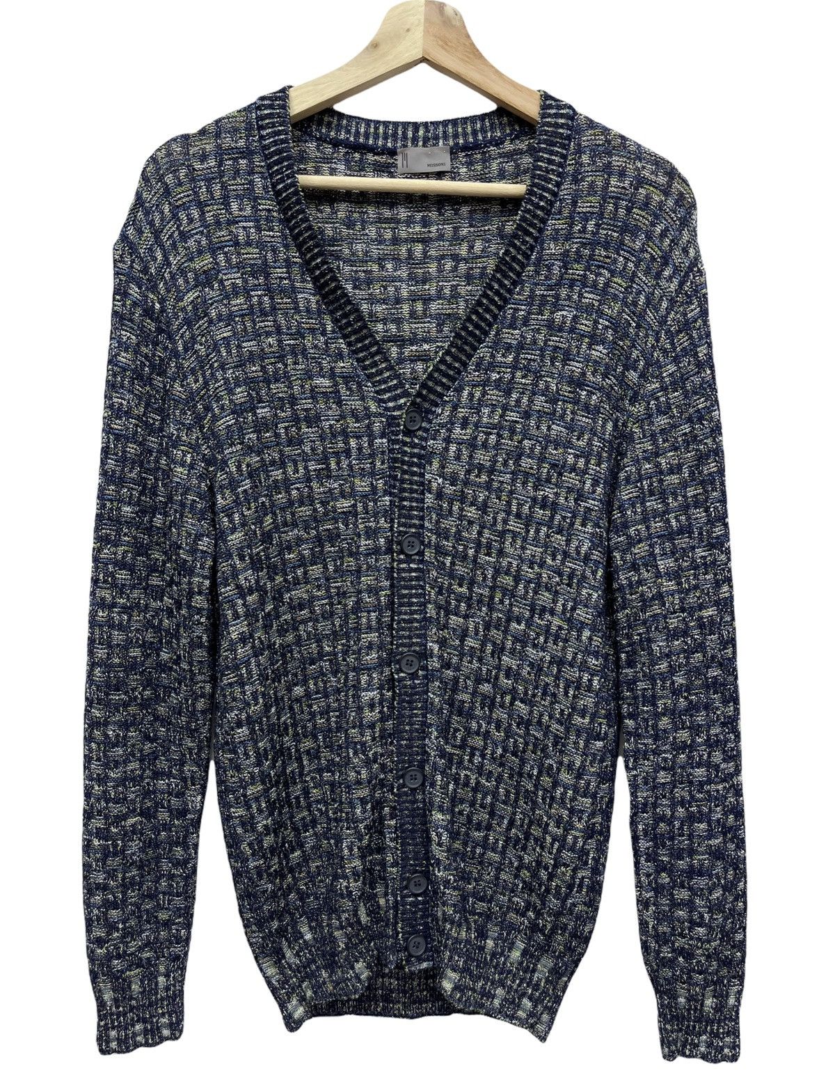 Missoni MISSONI Italy Exclusive Knitted 3 Blends Cardigan Size US M / EU 48-50 / 2 - 1 Thumbnail