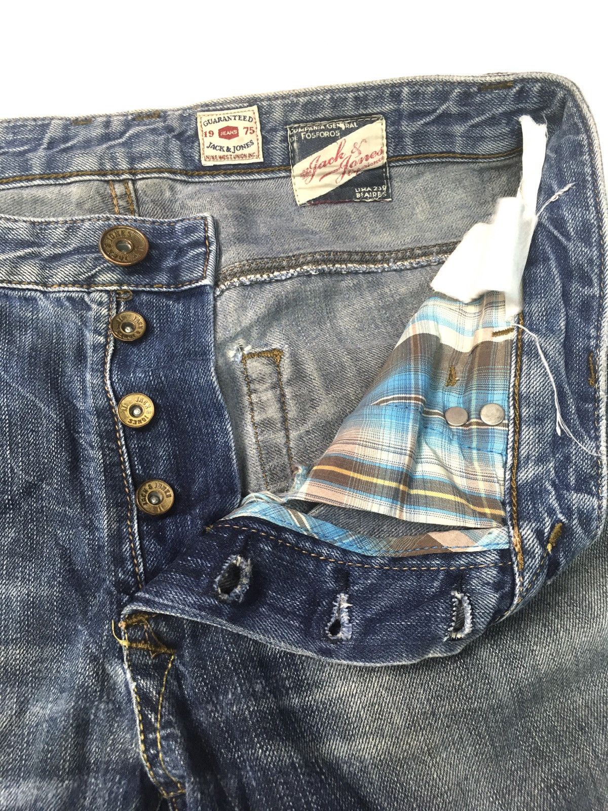 Jack & Jones × Vintage Vintage jack&jones distressed denim japan Size US 34 / EU 50 - 9 Thumbnail