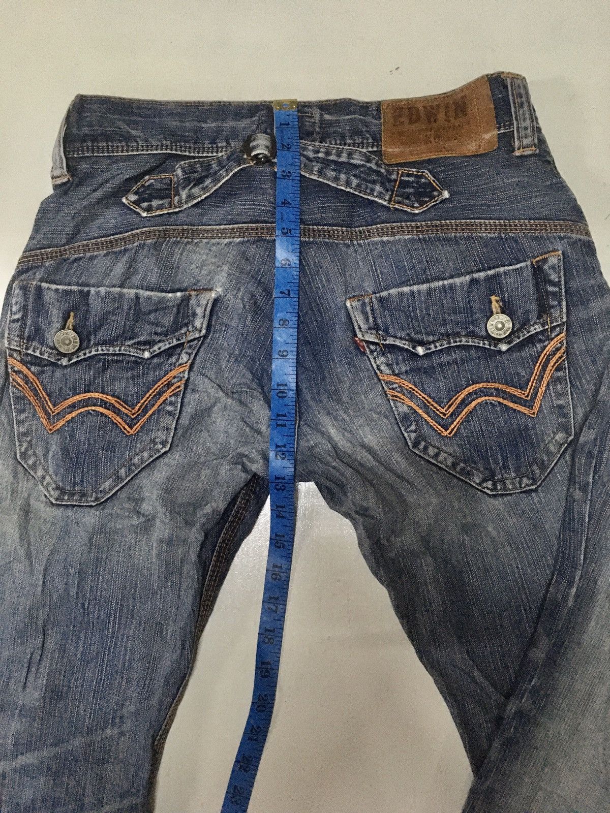 Edwin × Vintage Vintage edwin distressed jeans Japan Size US 32 / EU 48 - 5 Thumbnail