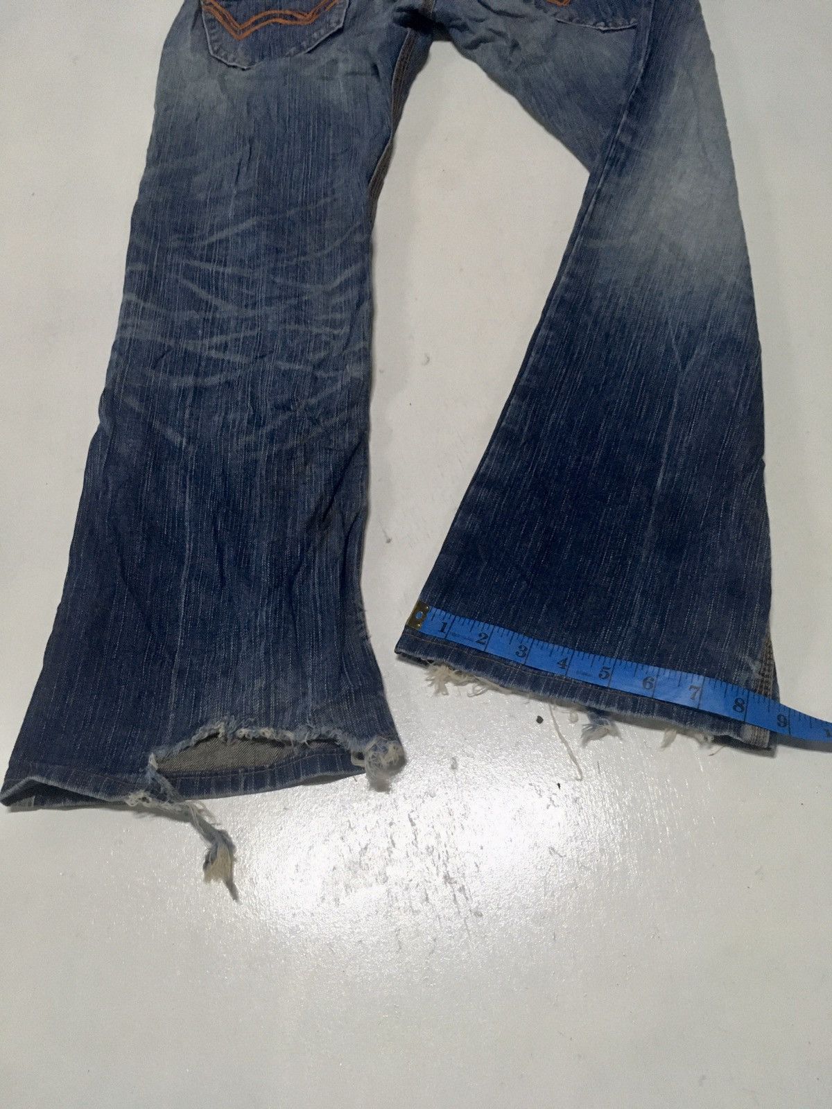 Edwin × Vintage Vintage edwin distressed jeans Japan Size US 32 / EU 48 - 7 Thumbnail