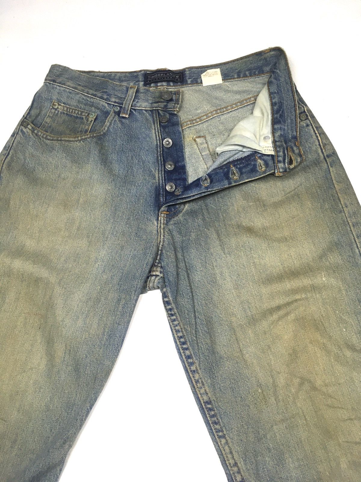 Timberland × Vintage Vintage timberland sports series distressed denim Size US 30 / EU 46 - 5 Thumbnail