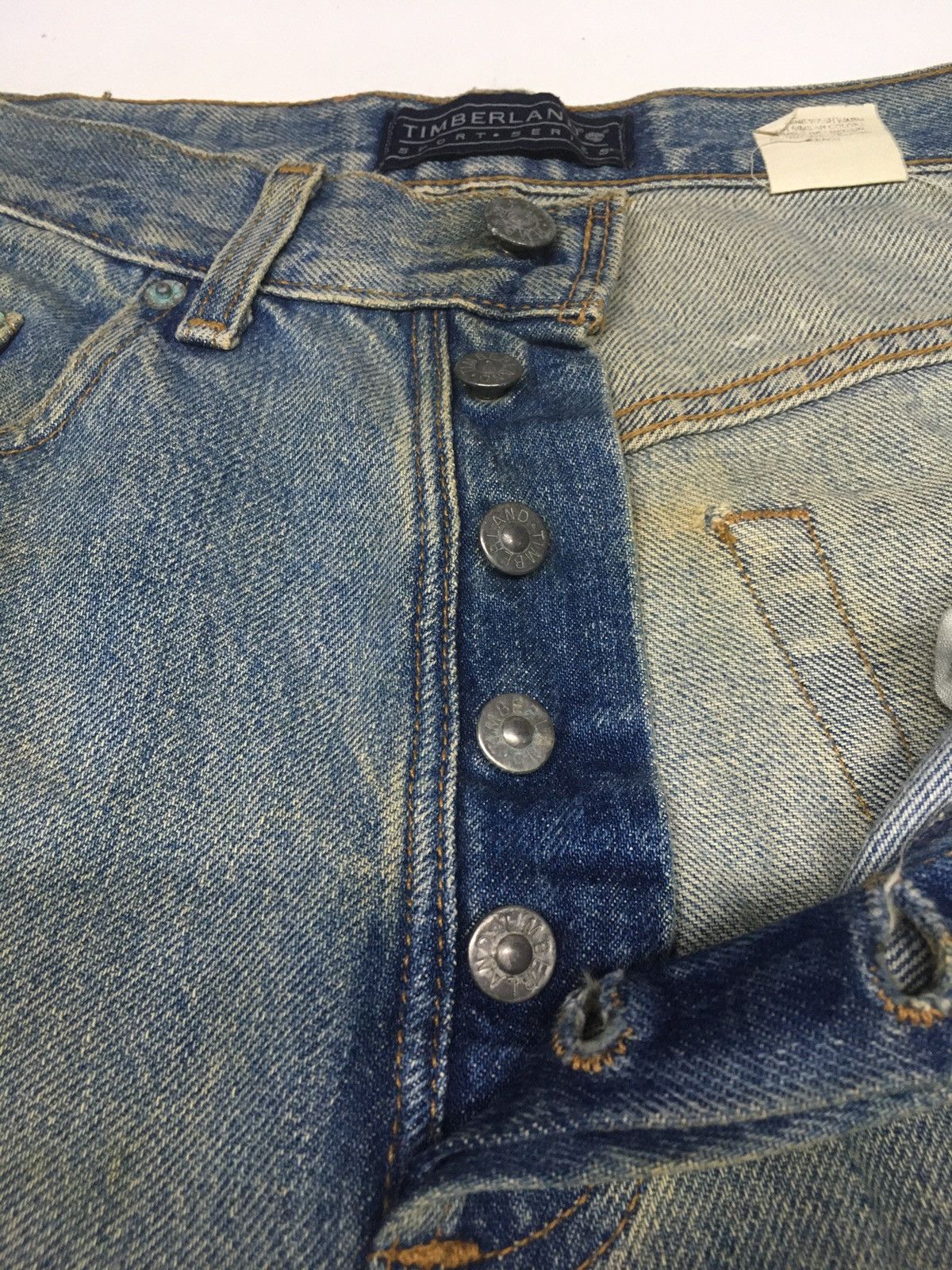 Timberland × Vintage Vintage timberland sports series distressed denim Size US 30 / EU 46 - 7 Thumbnail