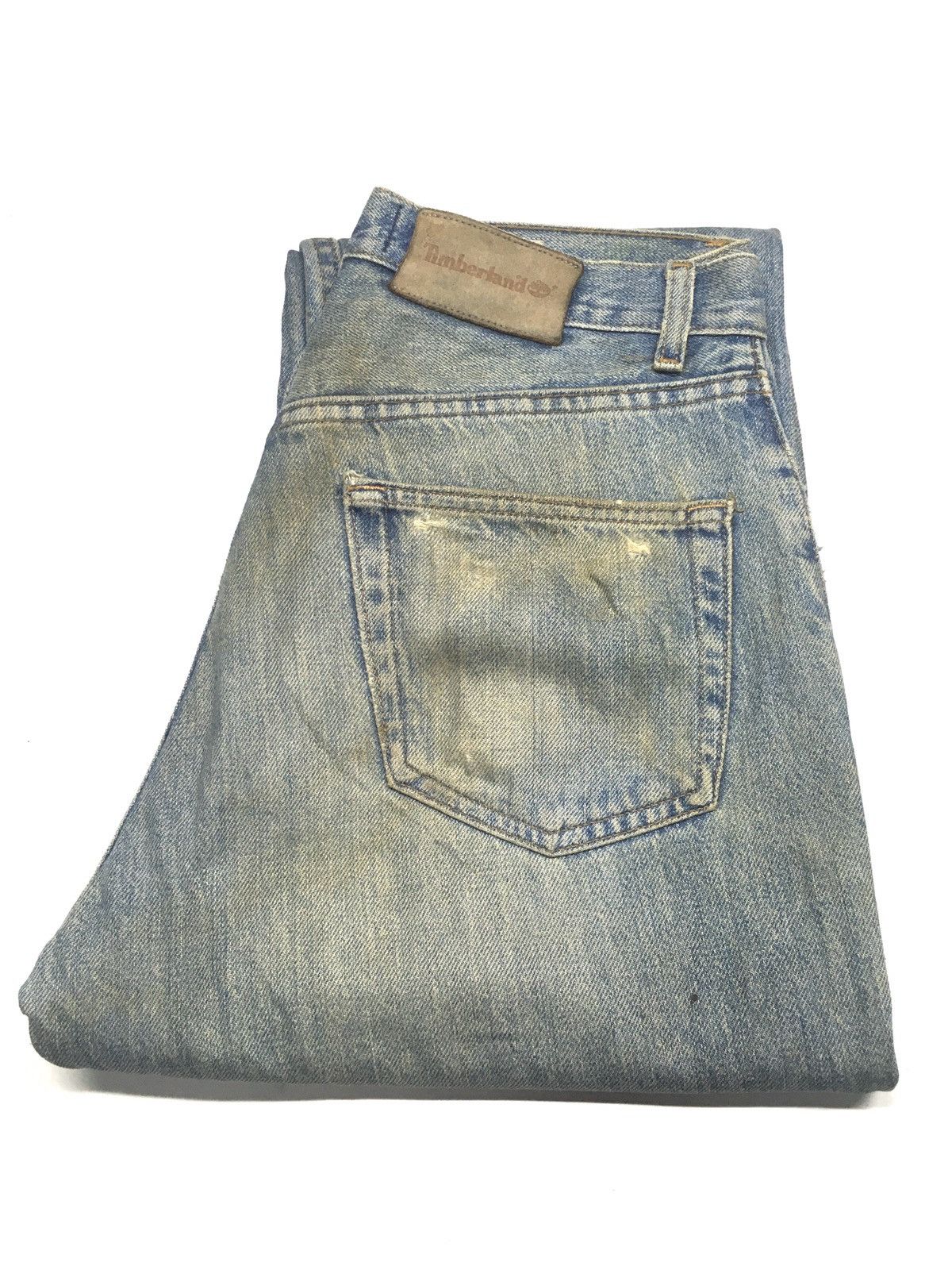 Timberland × Vintage Vintage timberland sports series distressed denim Size US 30 / EU 46 - 1 Thumbnail