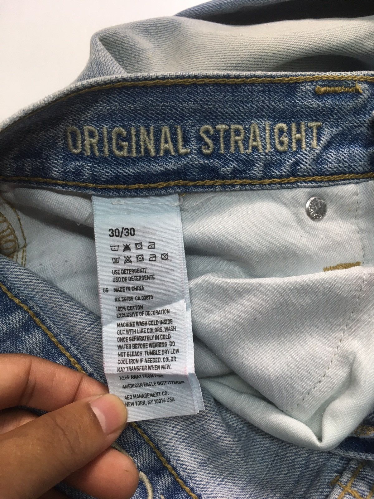 American Eagle Outfitters × Vintage Vintage American eagle outfitters distressed denim Size US 31 - 14 Thumbnail