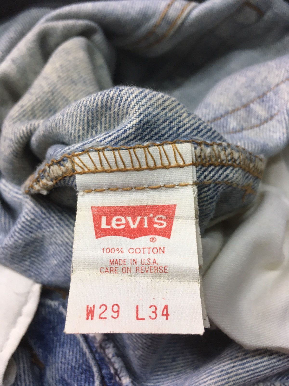 Levi's × Vintage Vintage Rusty Levi’s 525 distressed denim usa Size US 28 / EU 44 - 15 Thumbnail