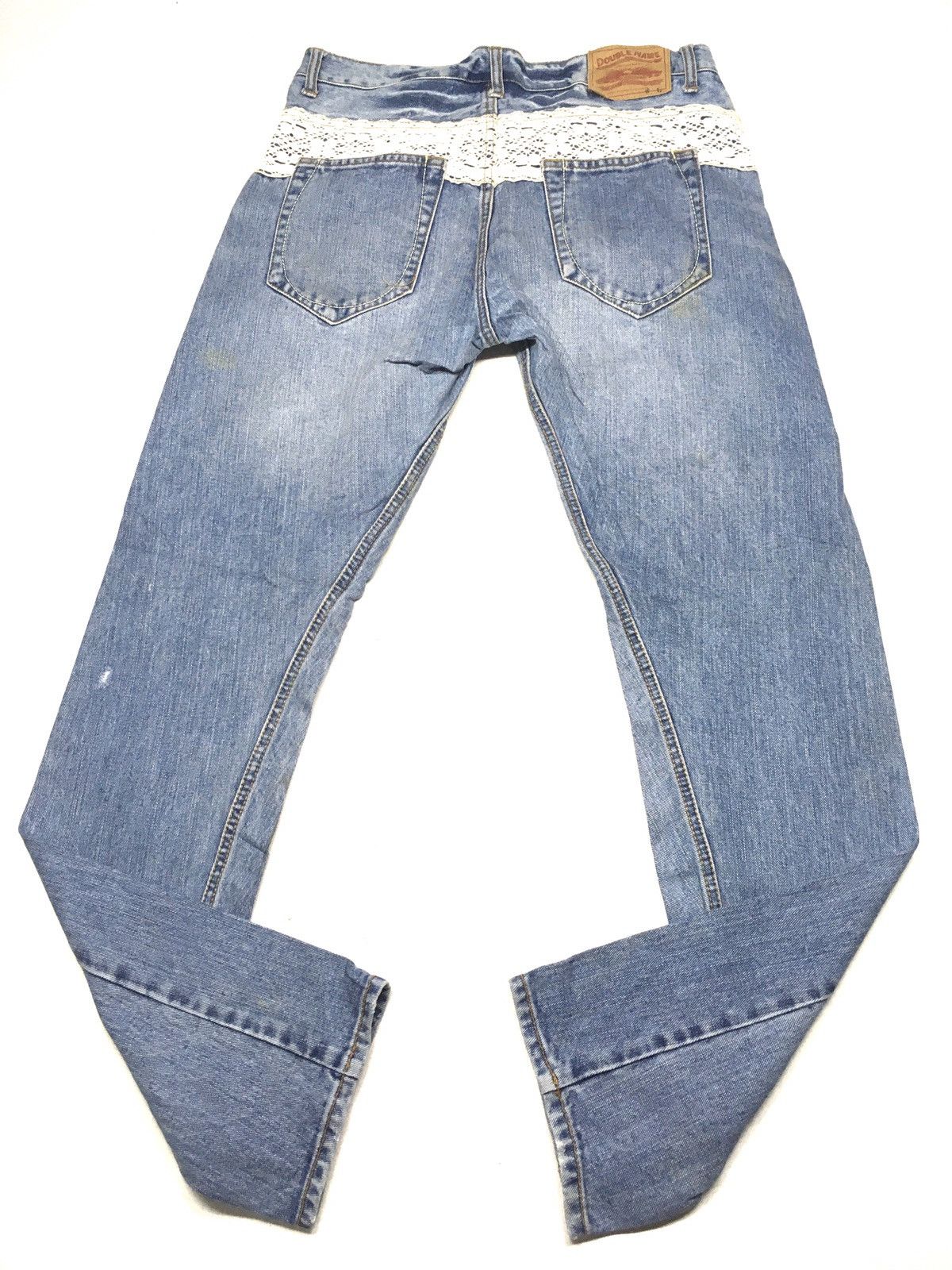 Japanese Brand Double name distressed denim japan Size US 32 / EU 48 - 8 Thumbnail