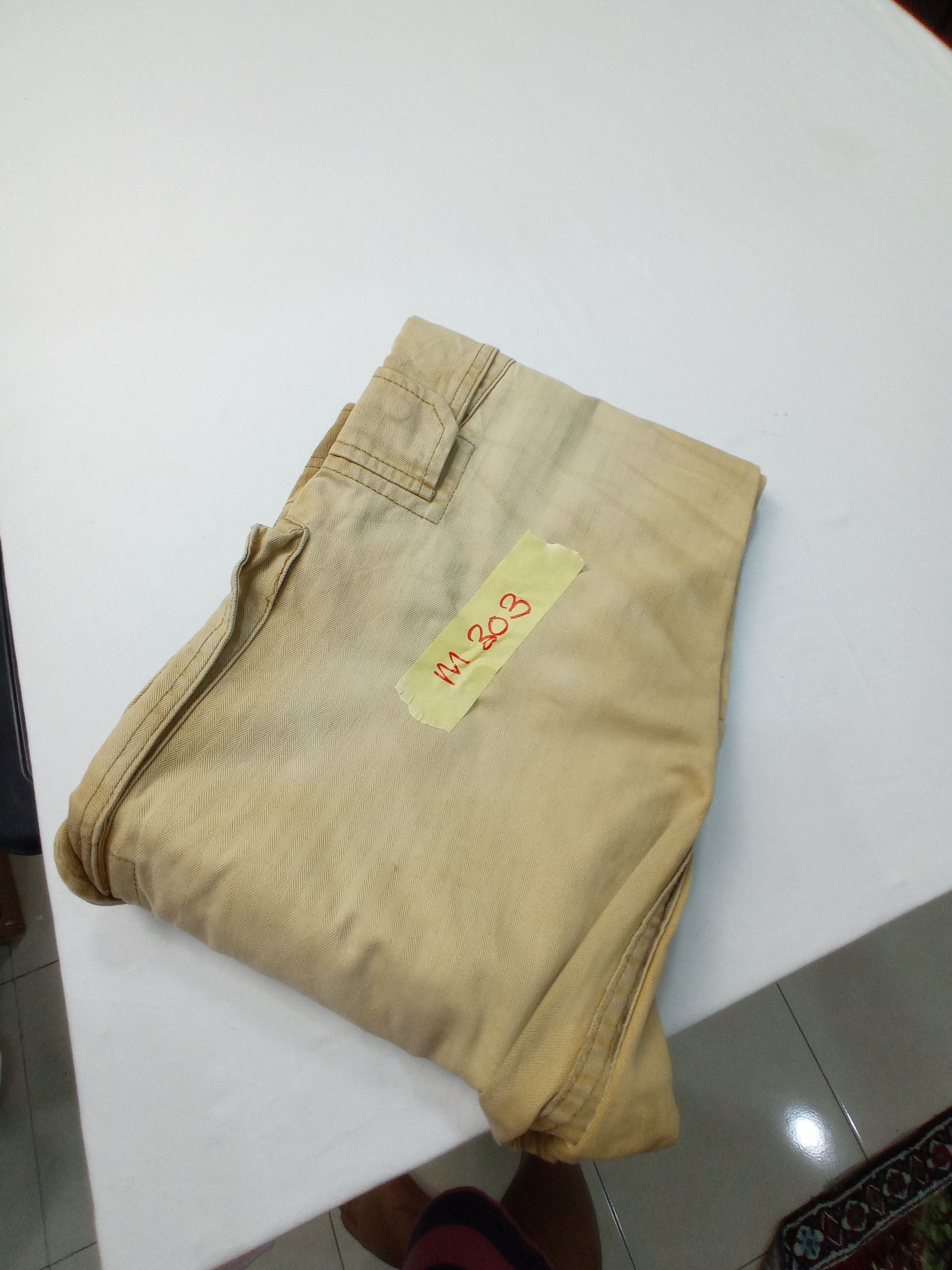 Purple Purple And Yellow Multi Pocket Cargo Pants Size US 33 - 18 Thumbnail