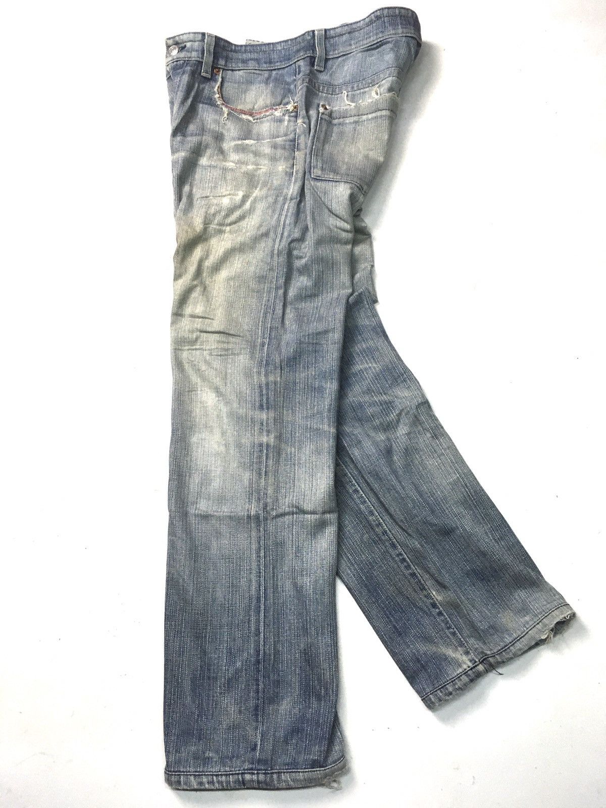 Vintage Vintage nfy notify distressed denim Size US 31 - 6 Thumbnail
