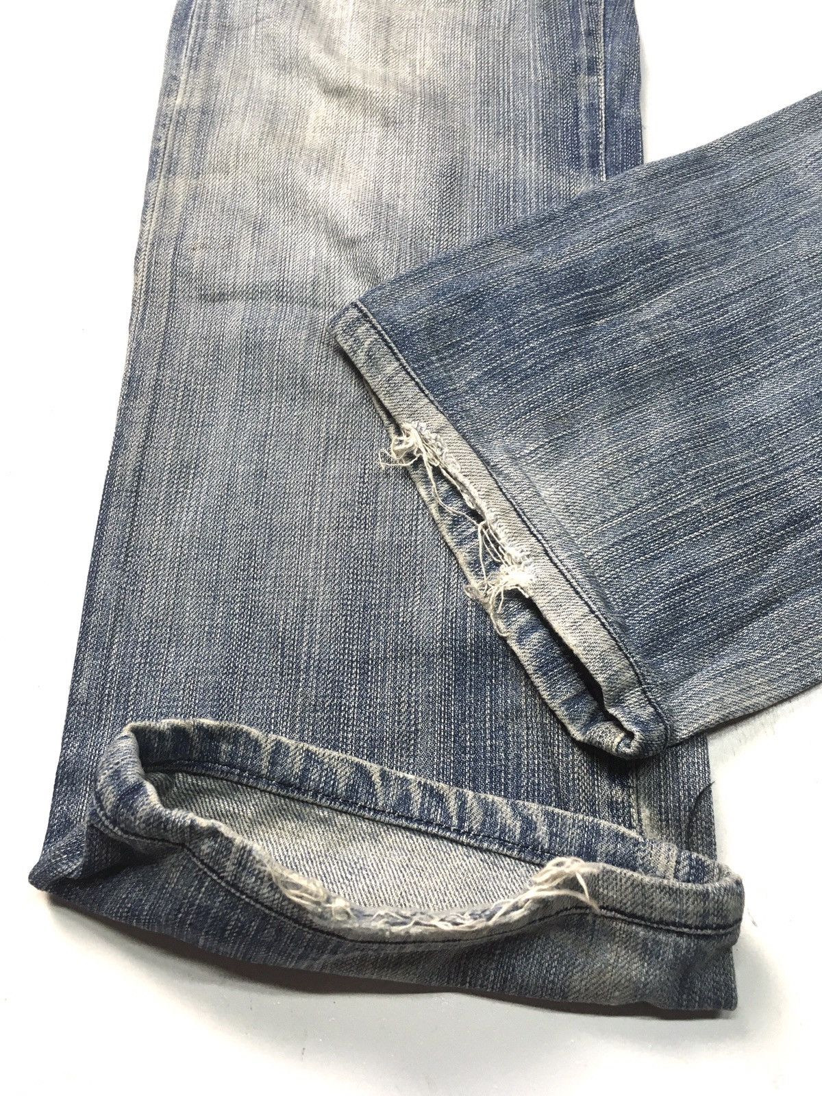 Vintage Vintage nfy notify distressed denim Size US 31 - 12 Thumbnail