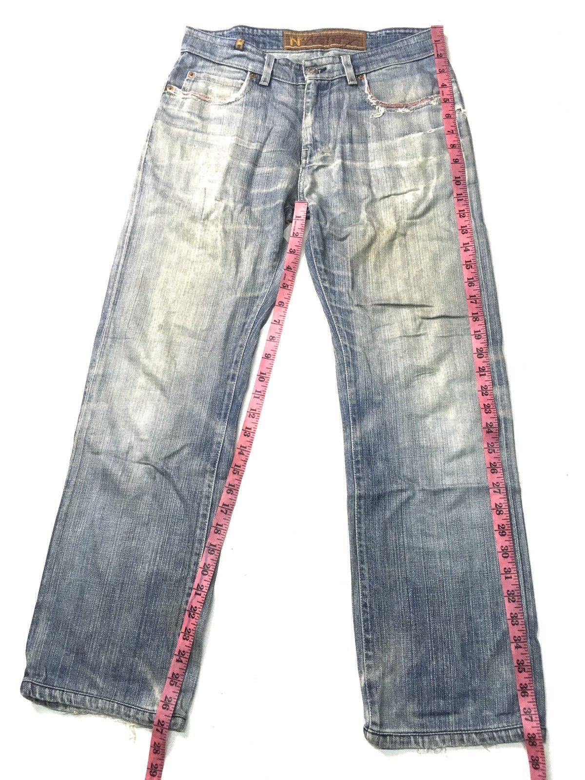 Vintage Vintage nfy notify distressed denim Size US 31 - 2 Thumbnail