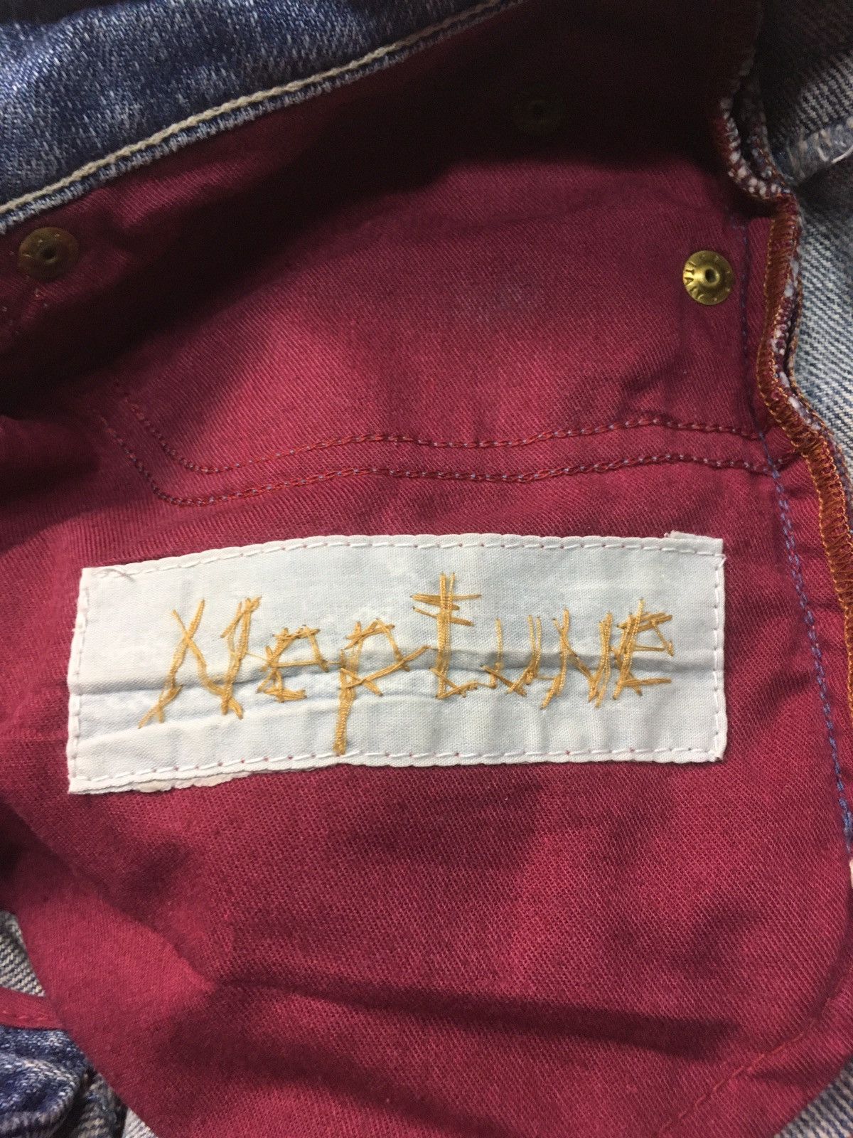 Vintage Vintage nfy notify distressed denim Size US 31 - 20 Thumbnail