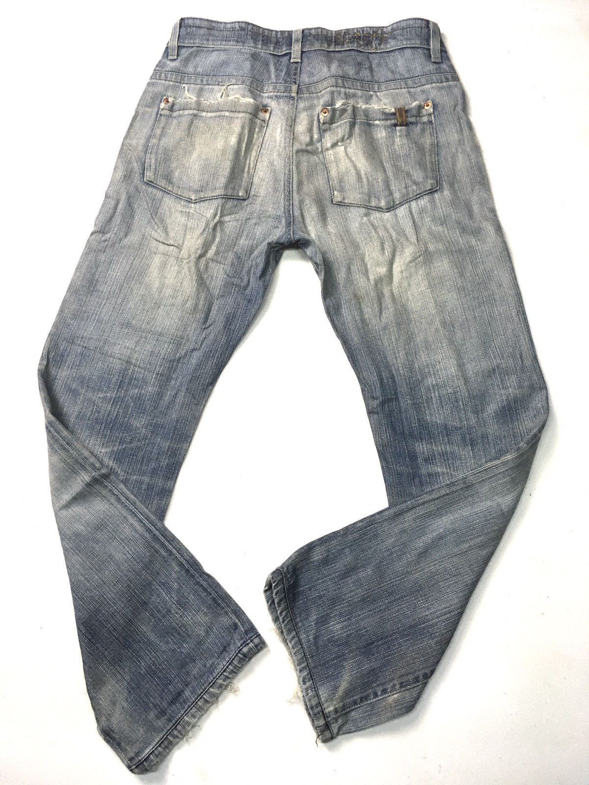 Vintage Vintage nfy notify distressed denim Size US 31 - 7 Thumbnail