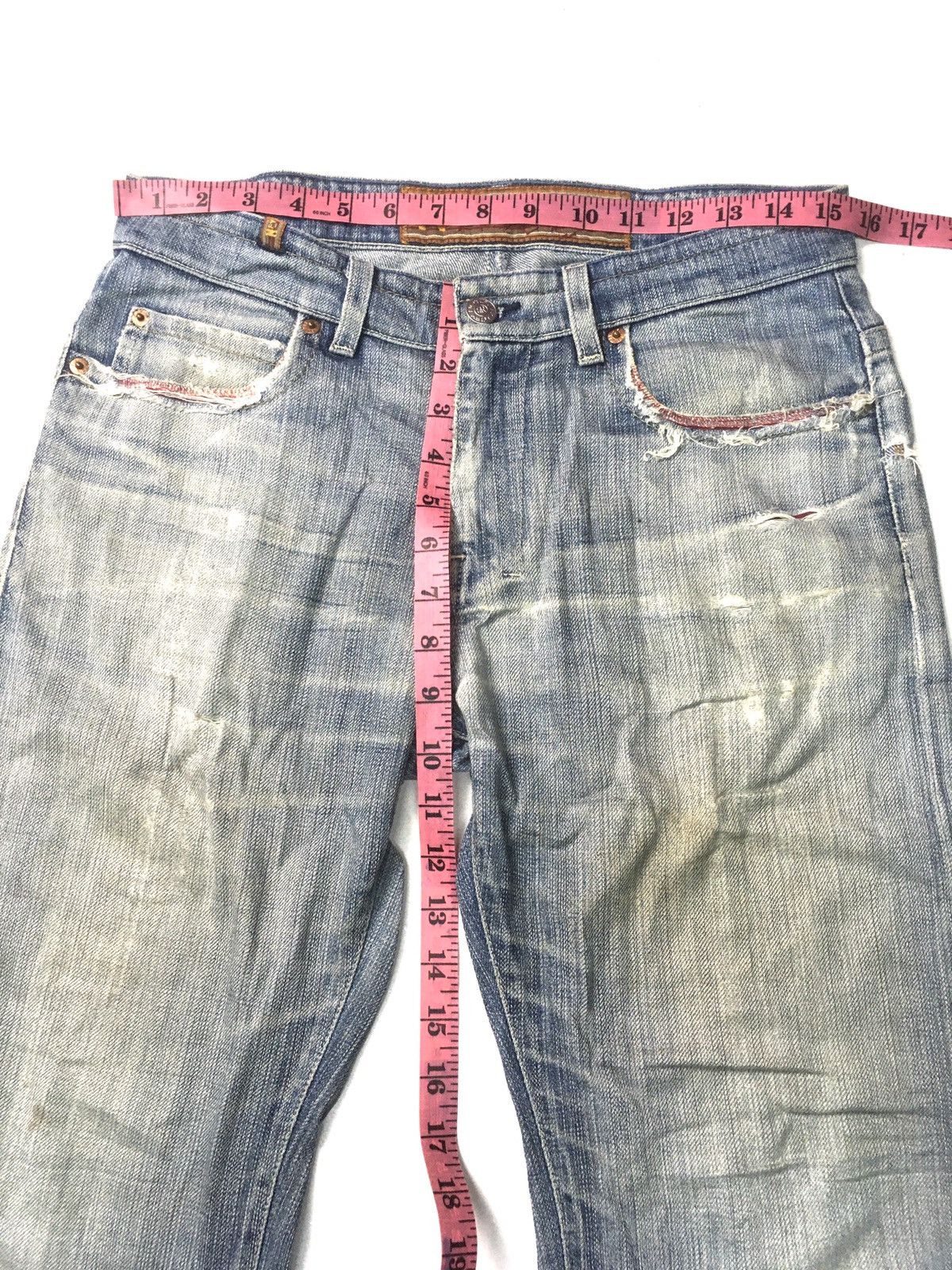 Vintage Vintage nfy notify distressed denim Size US 31 - 3 Thumbnail
