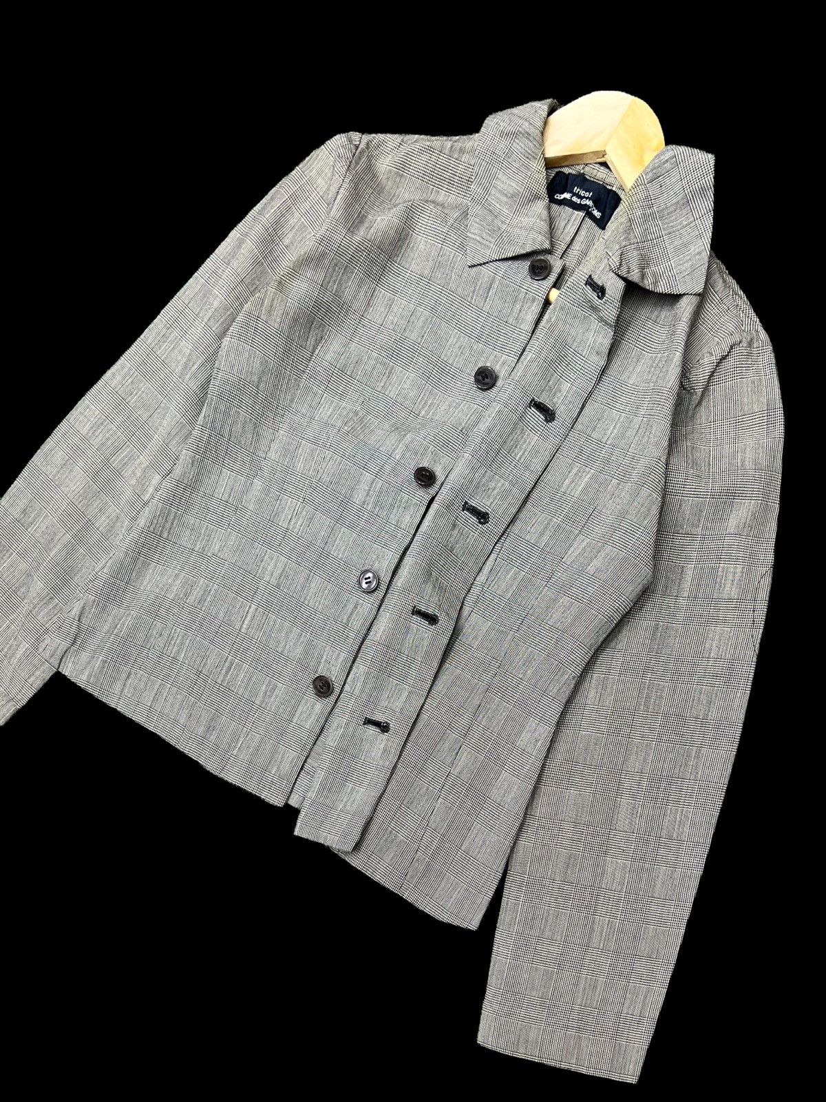 CDG by Comme des Garcons × Comme des Garcons × Comme des Garcons Homme Plus VINTAGE COMME DES GARÇONS CROPPED TOP COAT JACKET Size S / US 4 / IT 40 - 5 Thumbnail