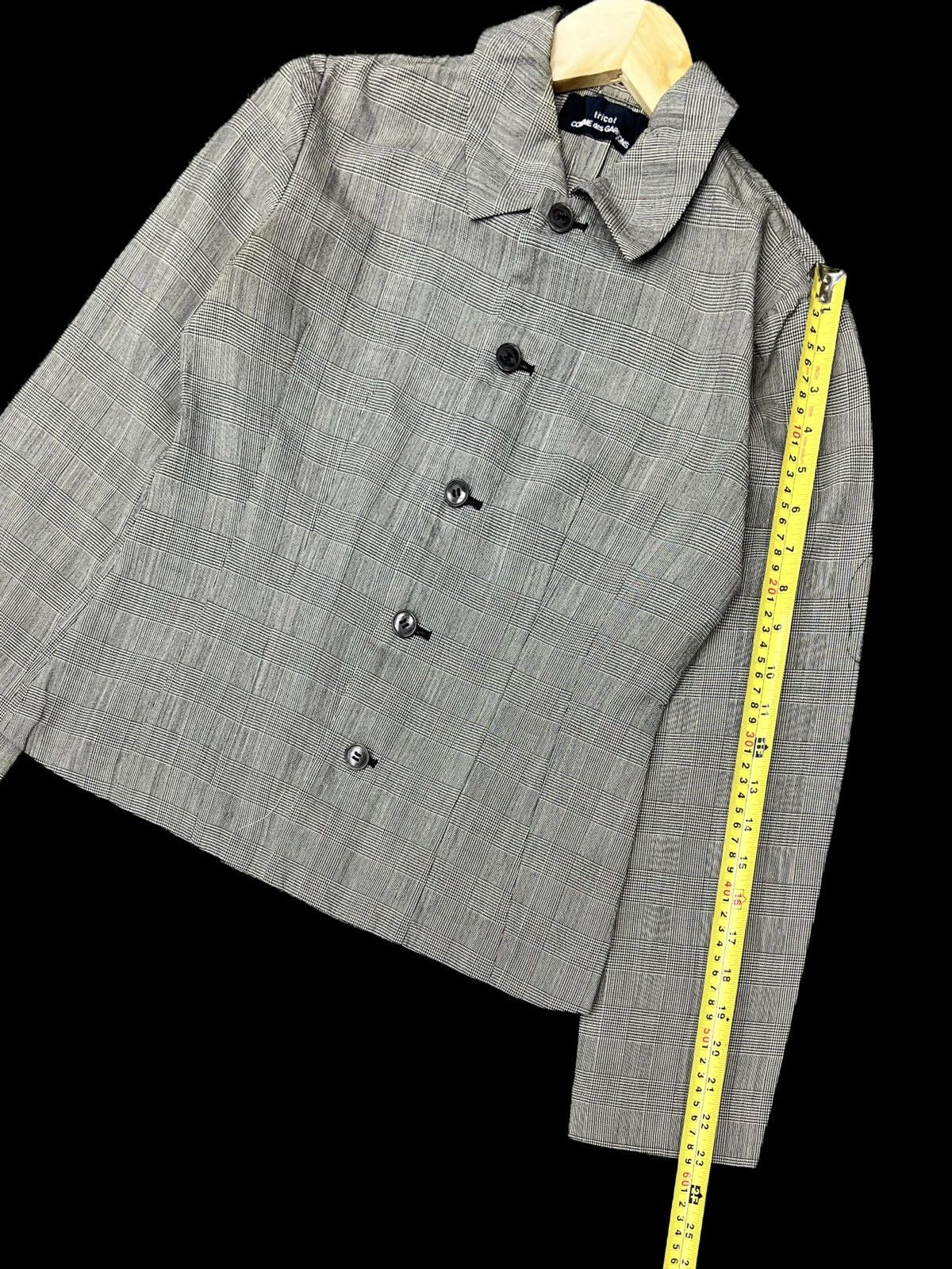 CDG by Comme des Garcons × Comme des Garcons × Comme des Garcons Homme Plus VINTAGE COMME DES GARÇONS CROPPED TOP COAT JACKET Size S / US 4 / IT 40 - 15 Thumbnail
